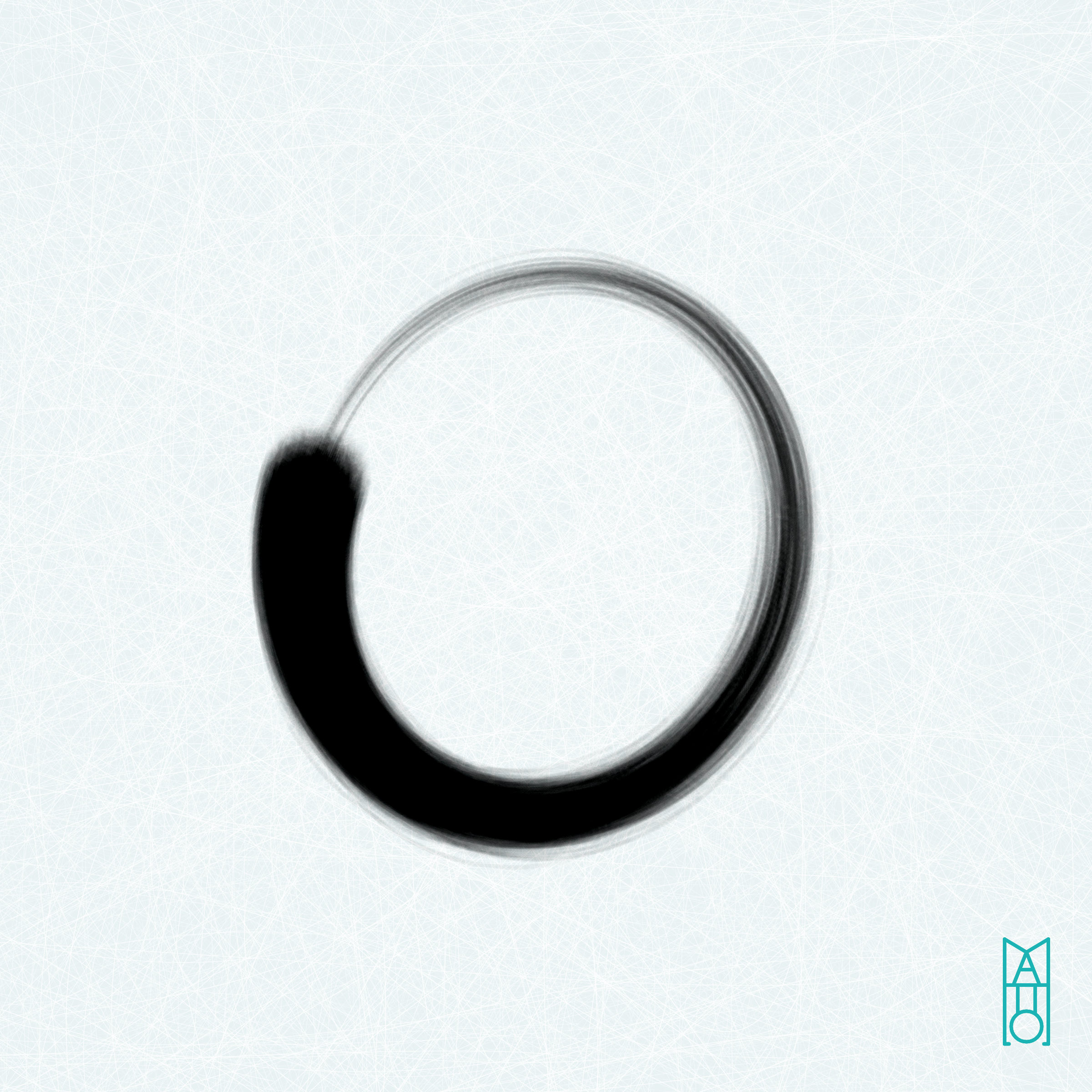 Art Blocks - Art Blocks v2 - Ensō #621 - NFT # 34000621