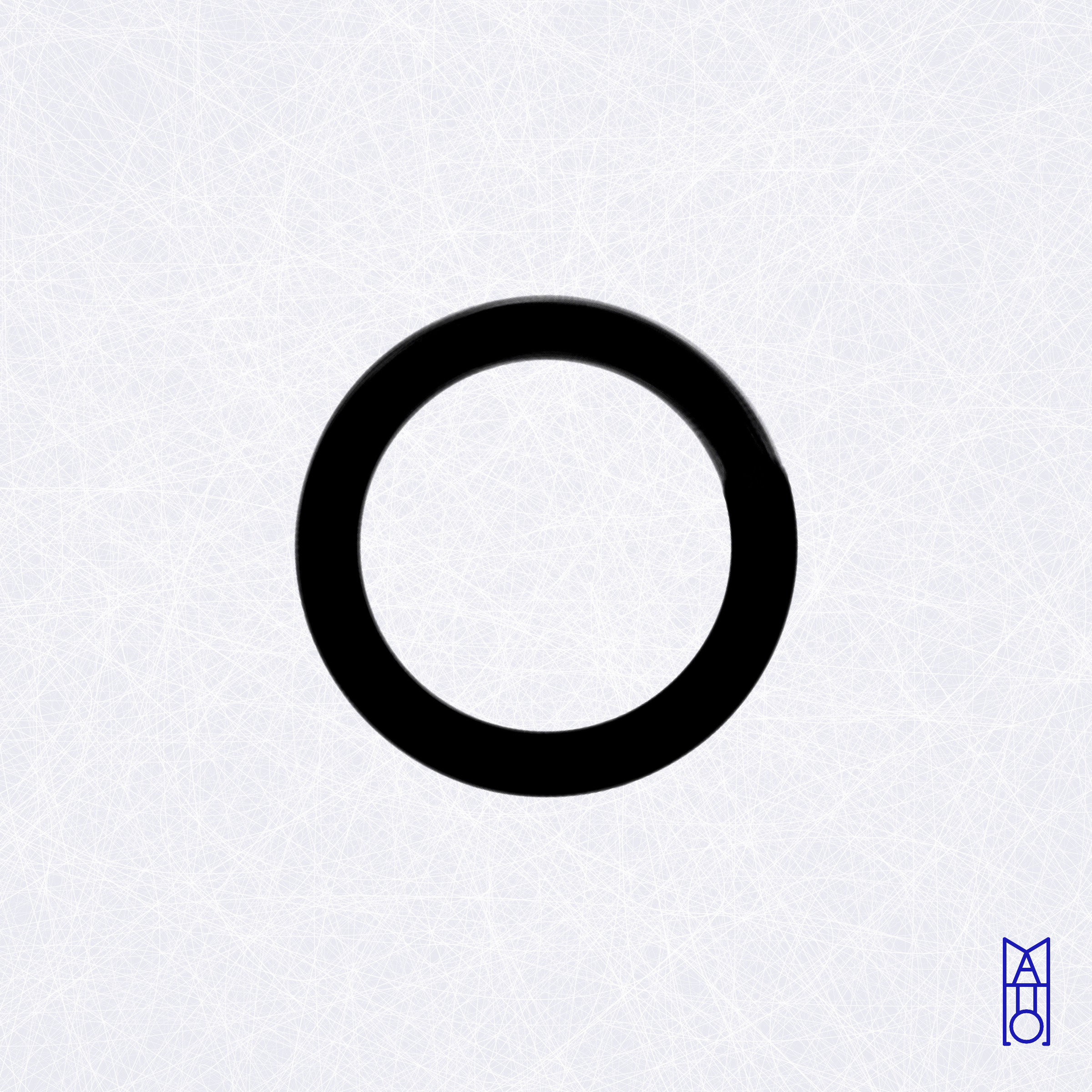 Art Blocks - Art Blocks v2 - Ensō #627 - NFT # 34000627