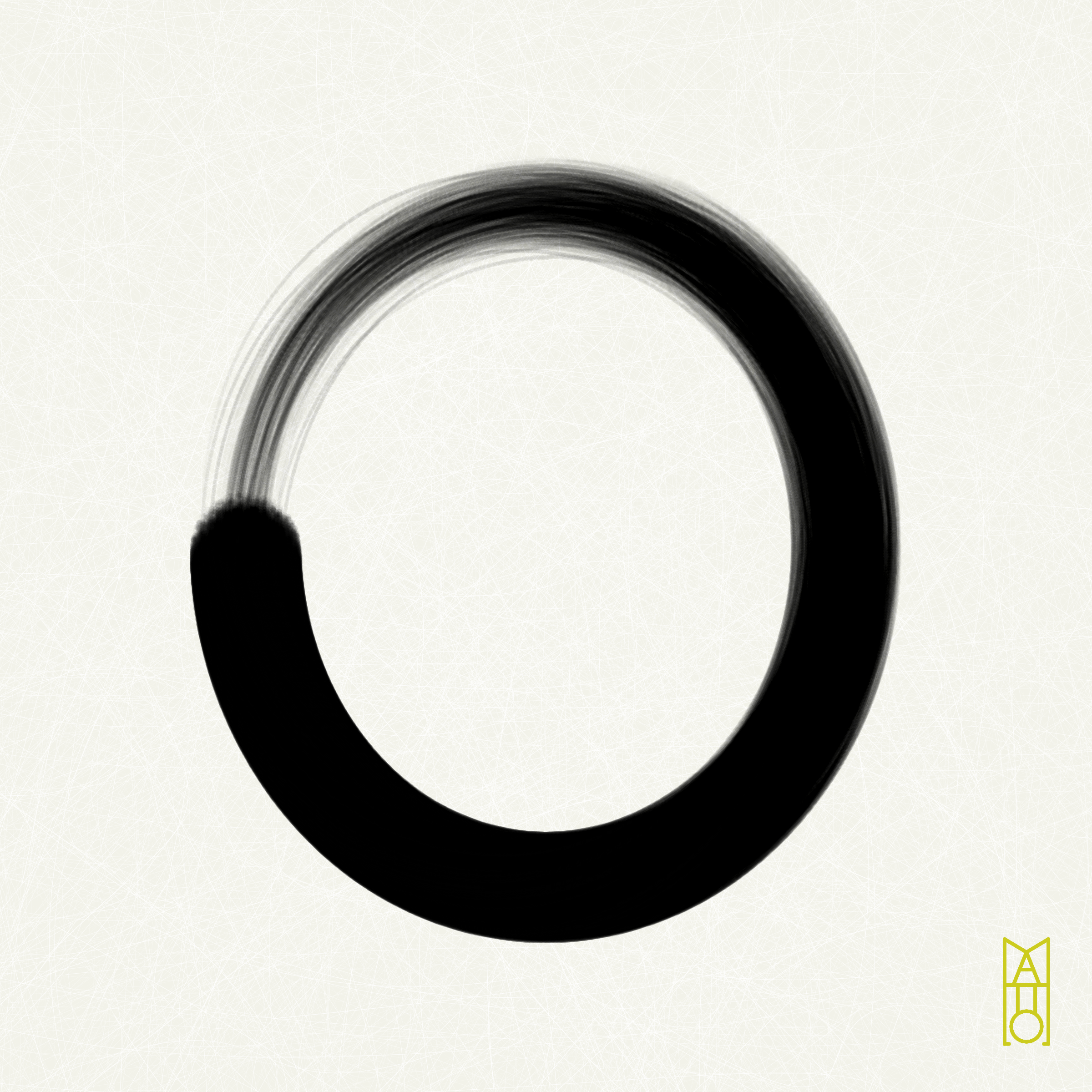 Art Blocks - Art Blocks v2 - Ensō #628 - NFT # 34000628