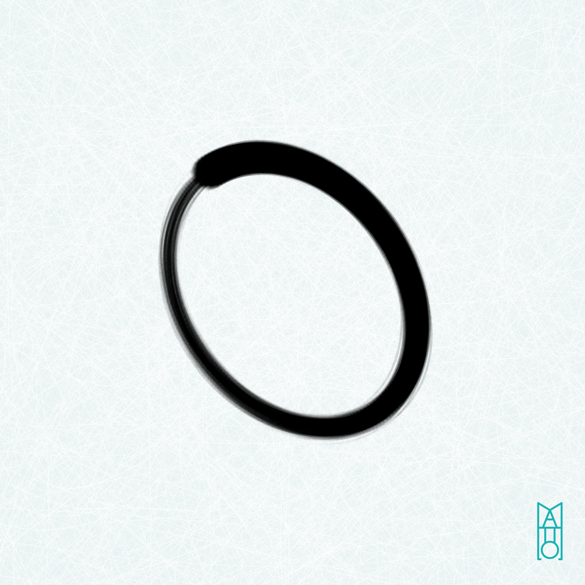 Art Blocks - Art Blocks v2 - Ensō #629 - NFT # 34000629