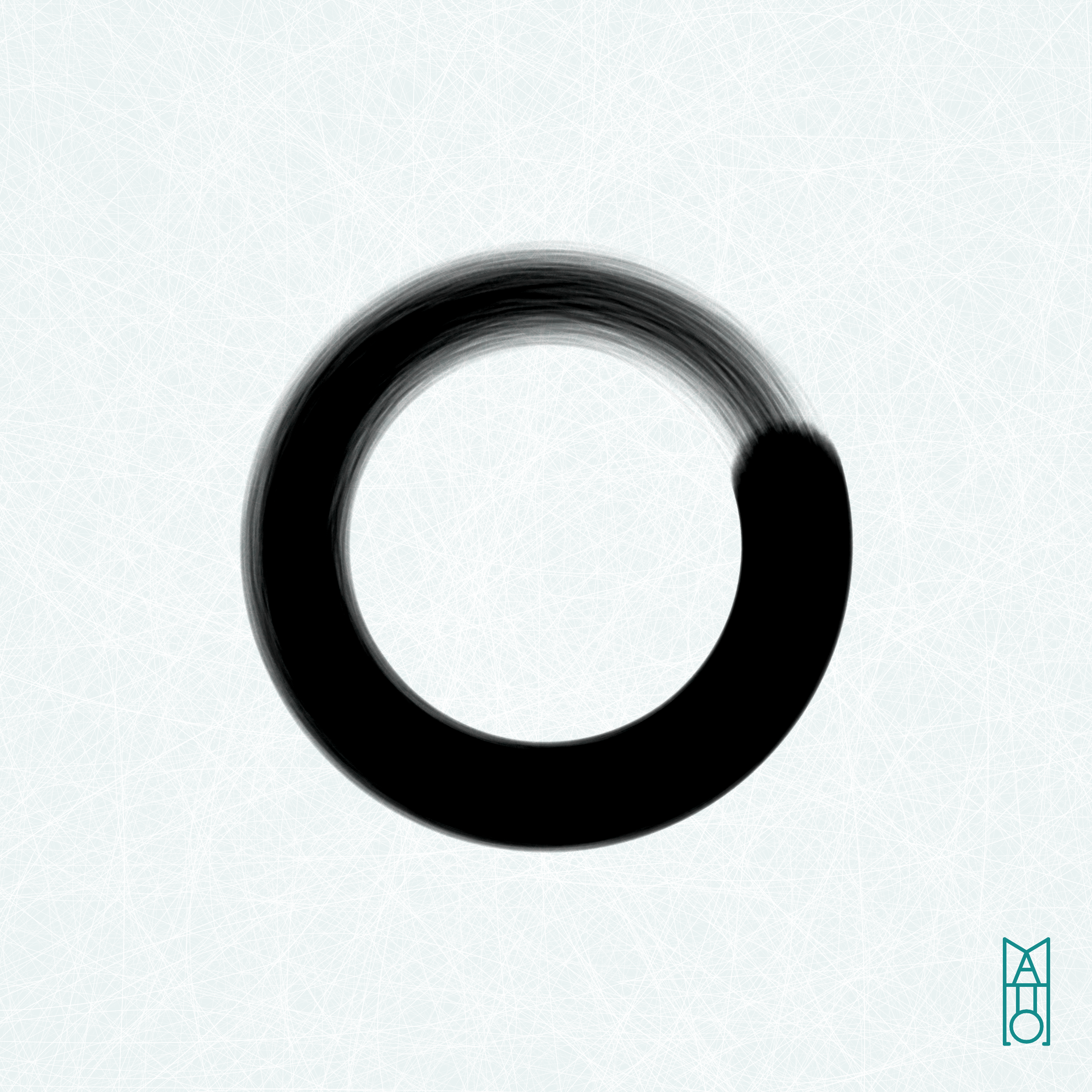 Art Blocks - Art Blocks v2 - Ensō #636 - NFT # 34000636