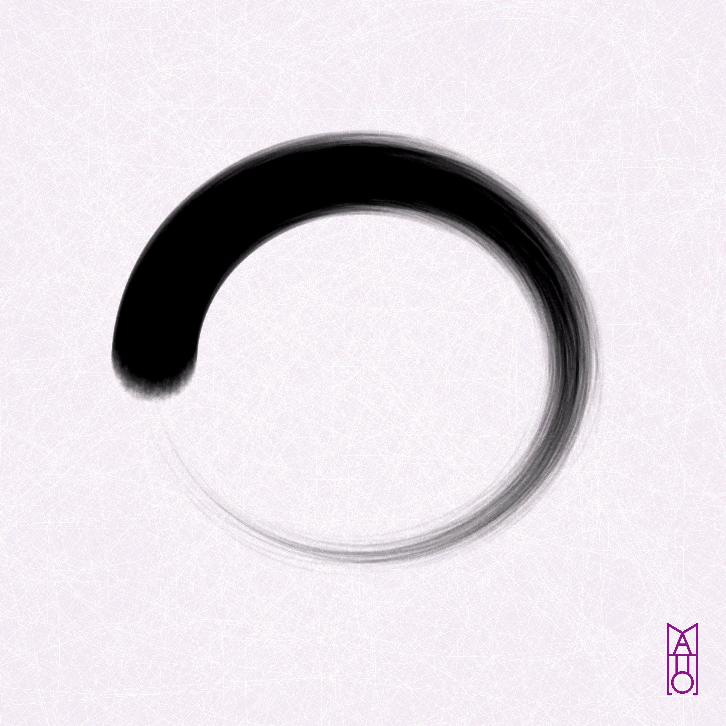 Art Blocks - Art Blocks v2 - Ensō #637 - NFT # 34000637