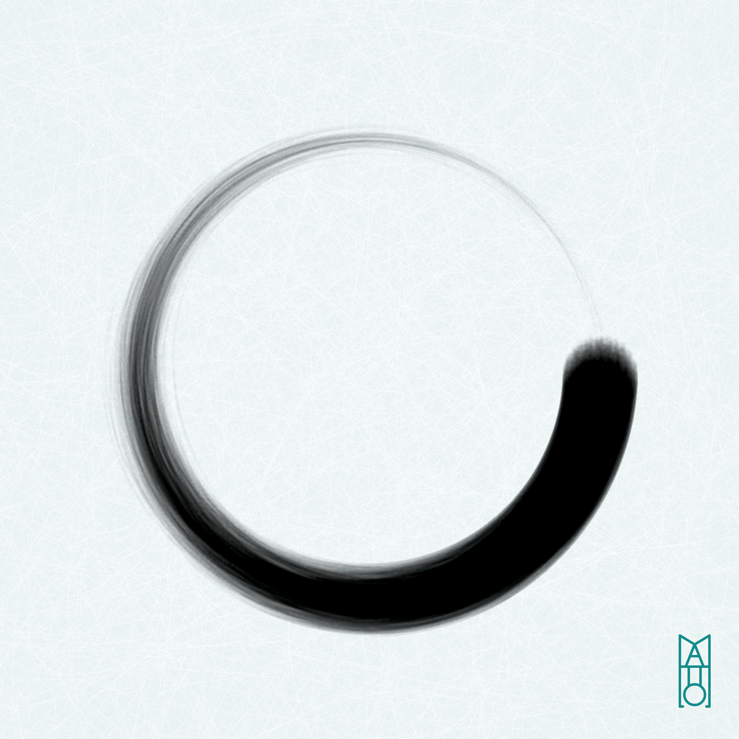 Art Blocks - Art Blocks v2 - Ensō #643 - NFT # 34000643