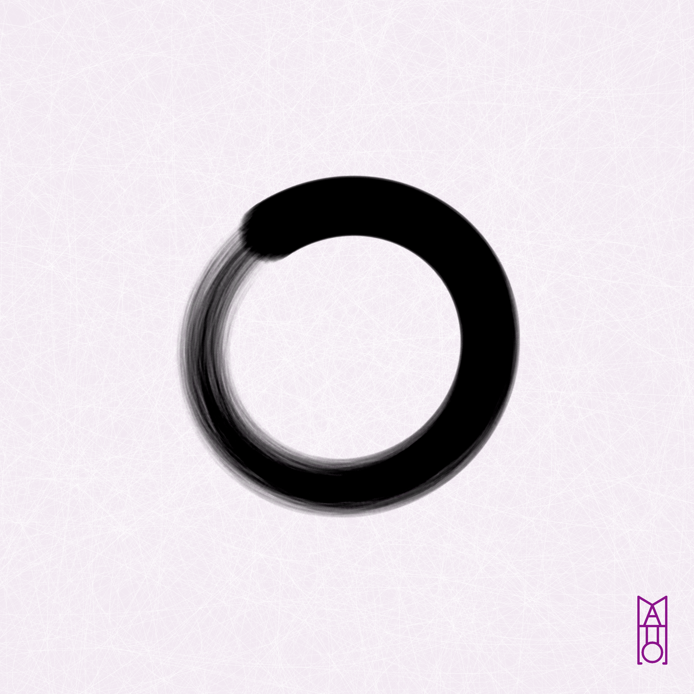 Art Blocks - Art Blocks v2 - Ensō #648 - NFT # 34000648