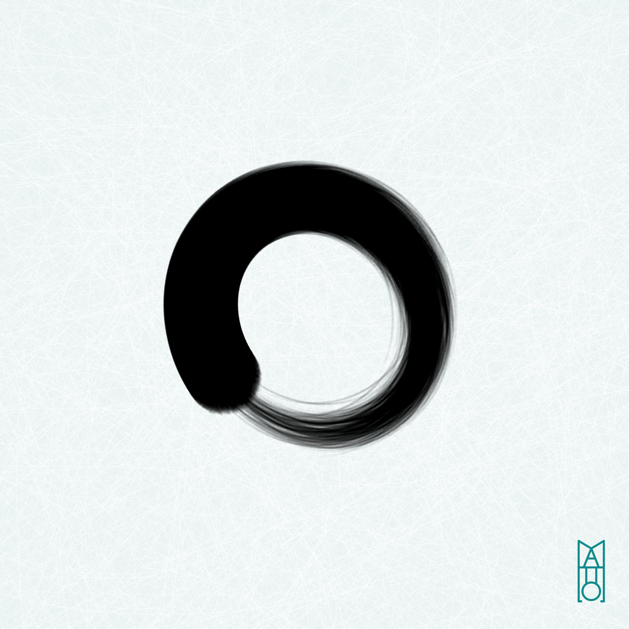 Art Blocks - Art Blocks v2 - Ensō #653 - NFT # 34000653