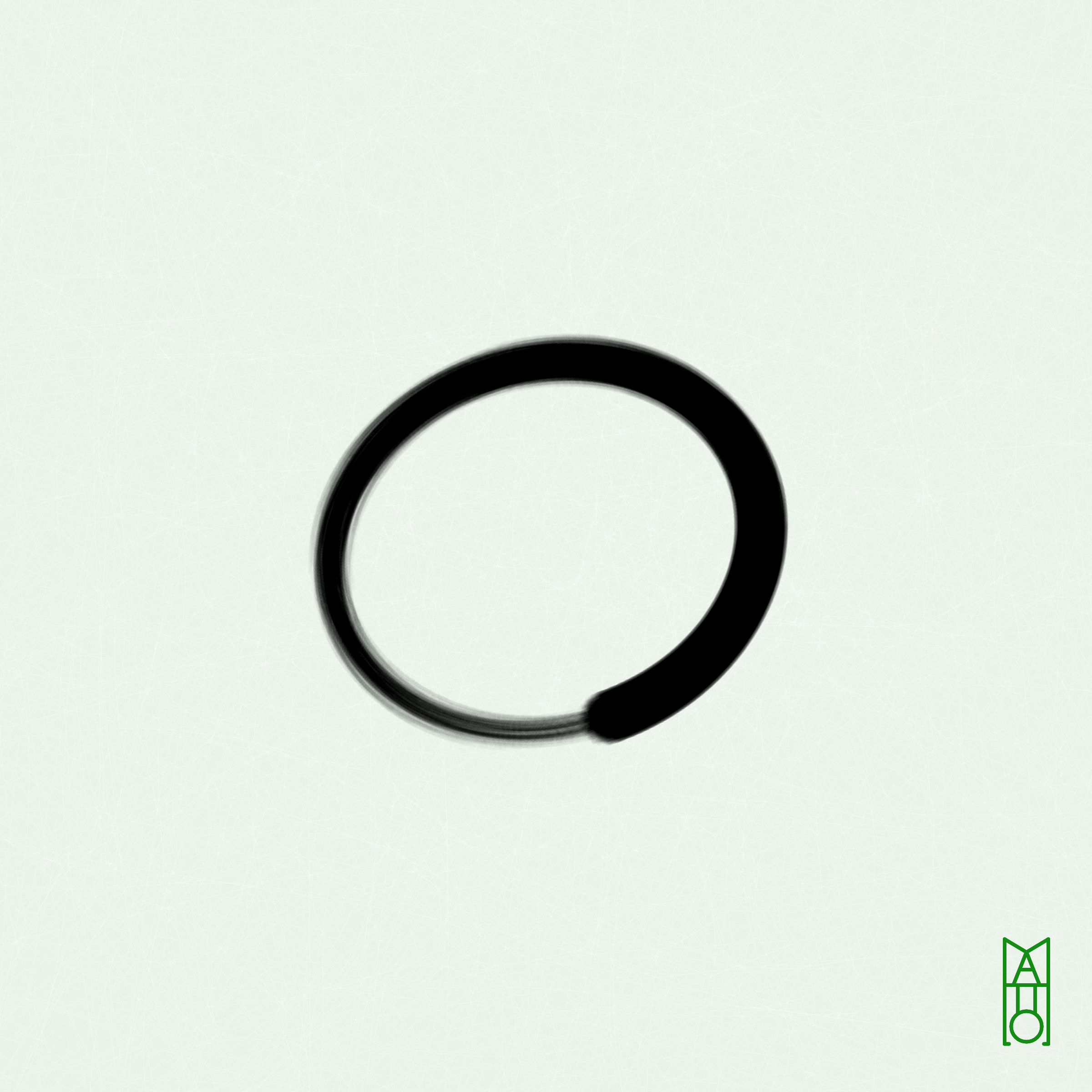 Art Blocks - Art Blocks v2 - Ensō #658 - NFT # 34000658