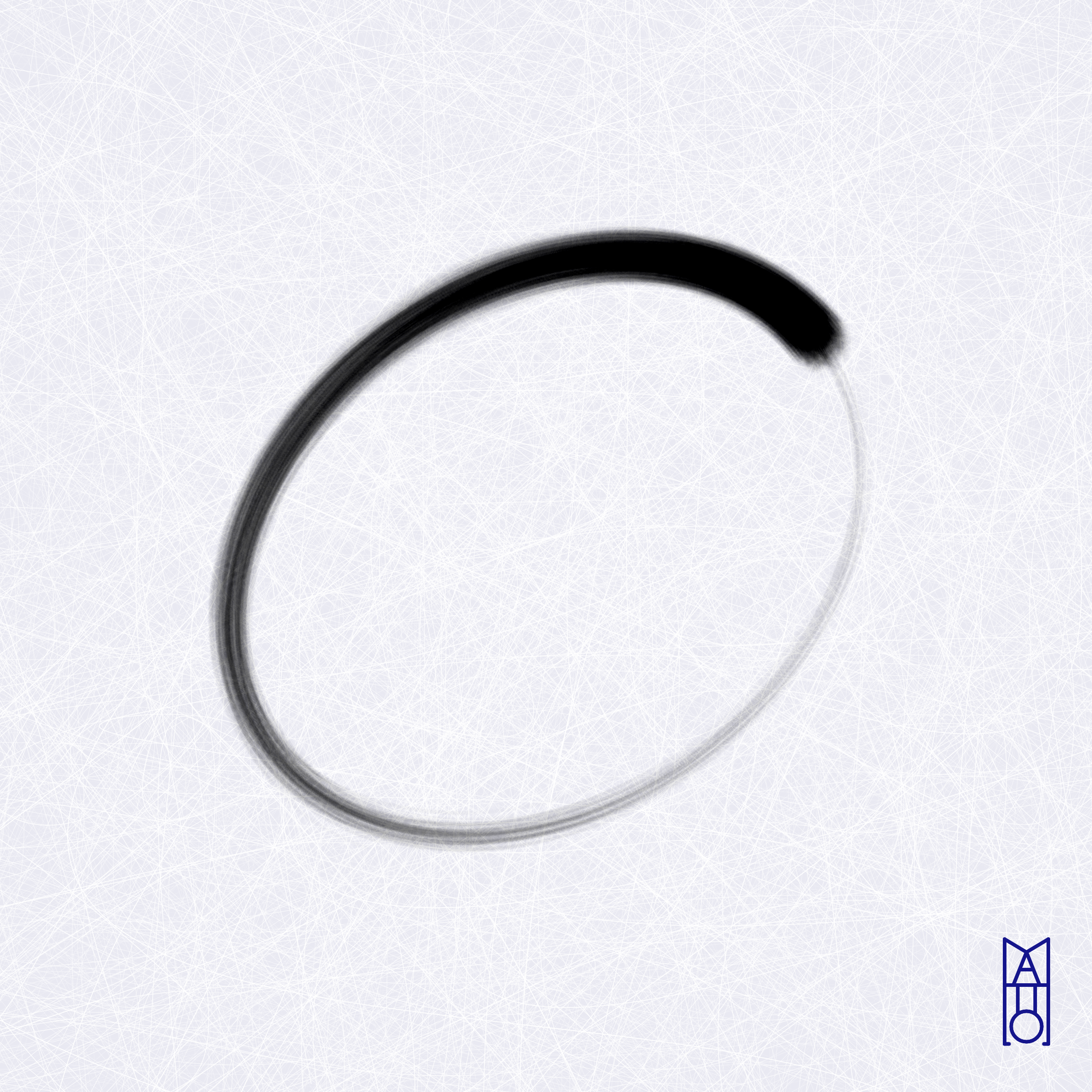 Art Blocks - Art Blocks v2 - Ensō #661 - NFT # 34000661