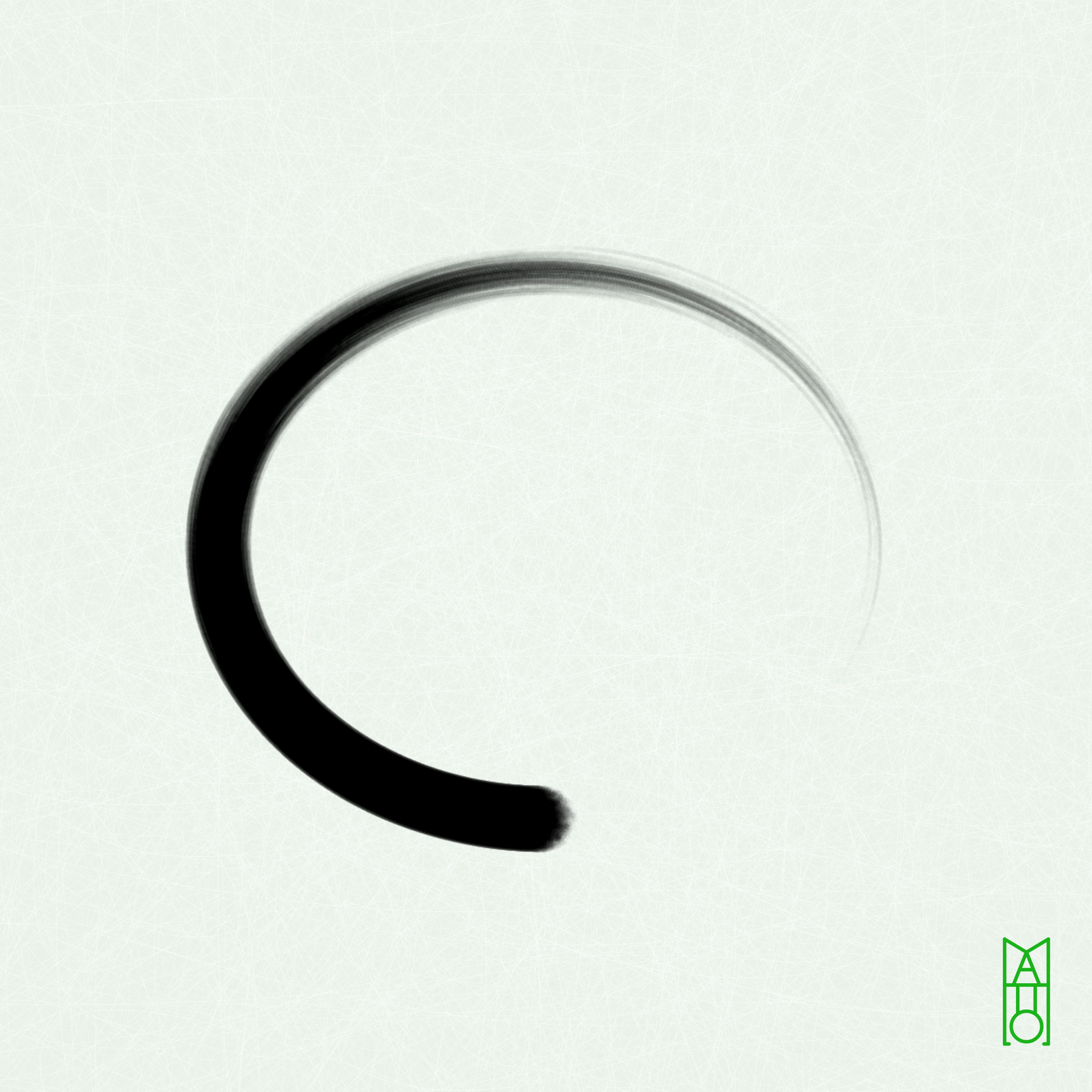 Art Blocks - Art Blocks v2 - Ensō #663 - NFT # 34000663