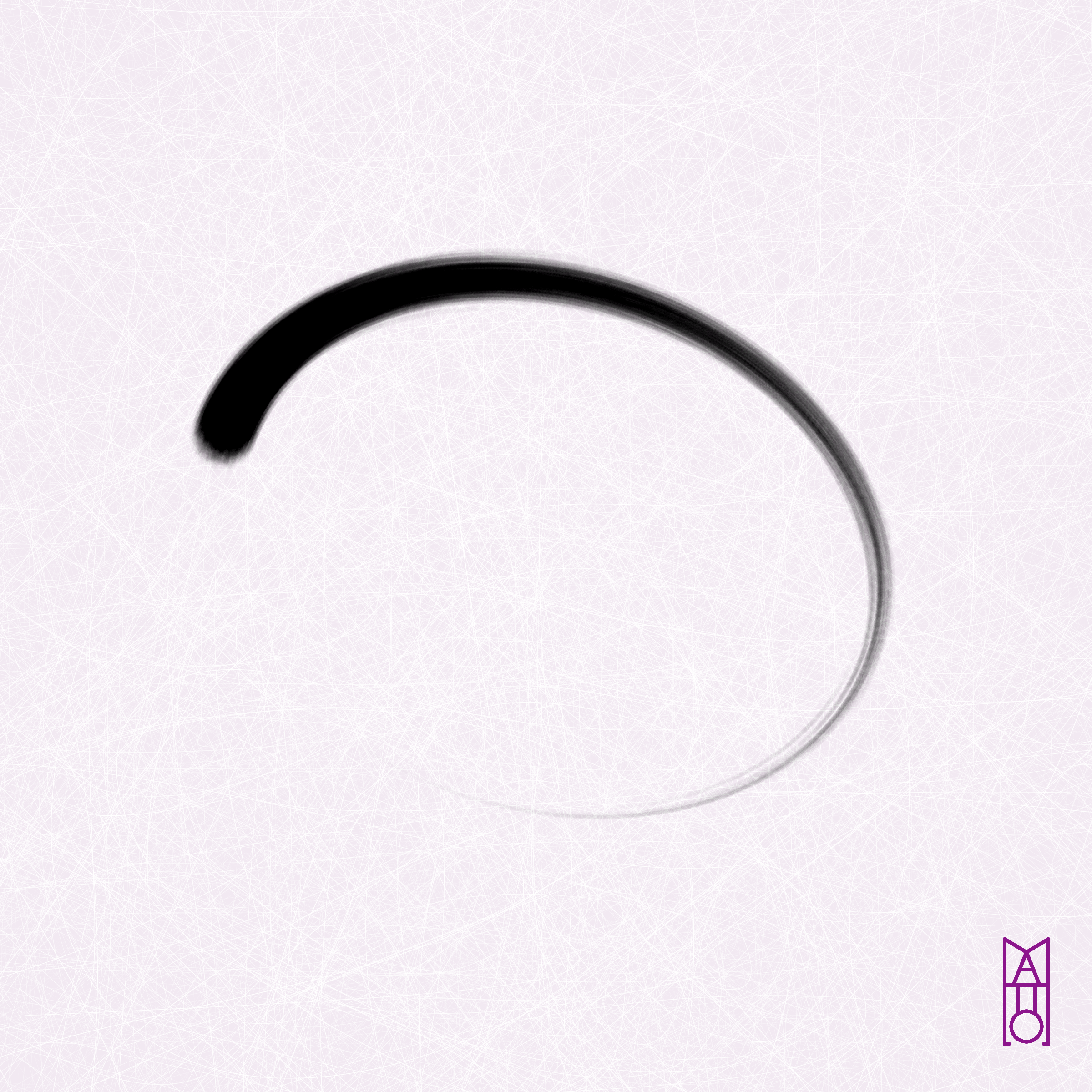 Art Blocks - Art Blocks v2 - Ensō #668 - NFT # 34000668