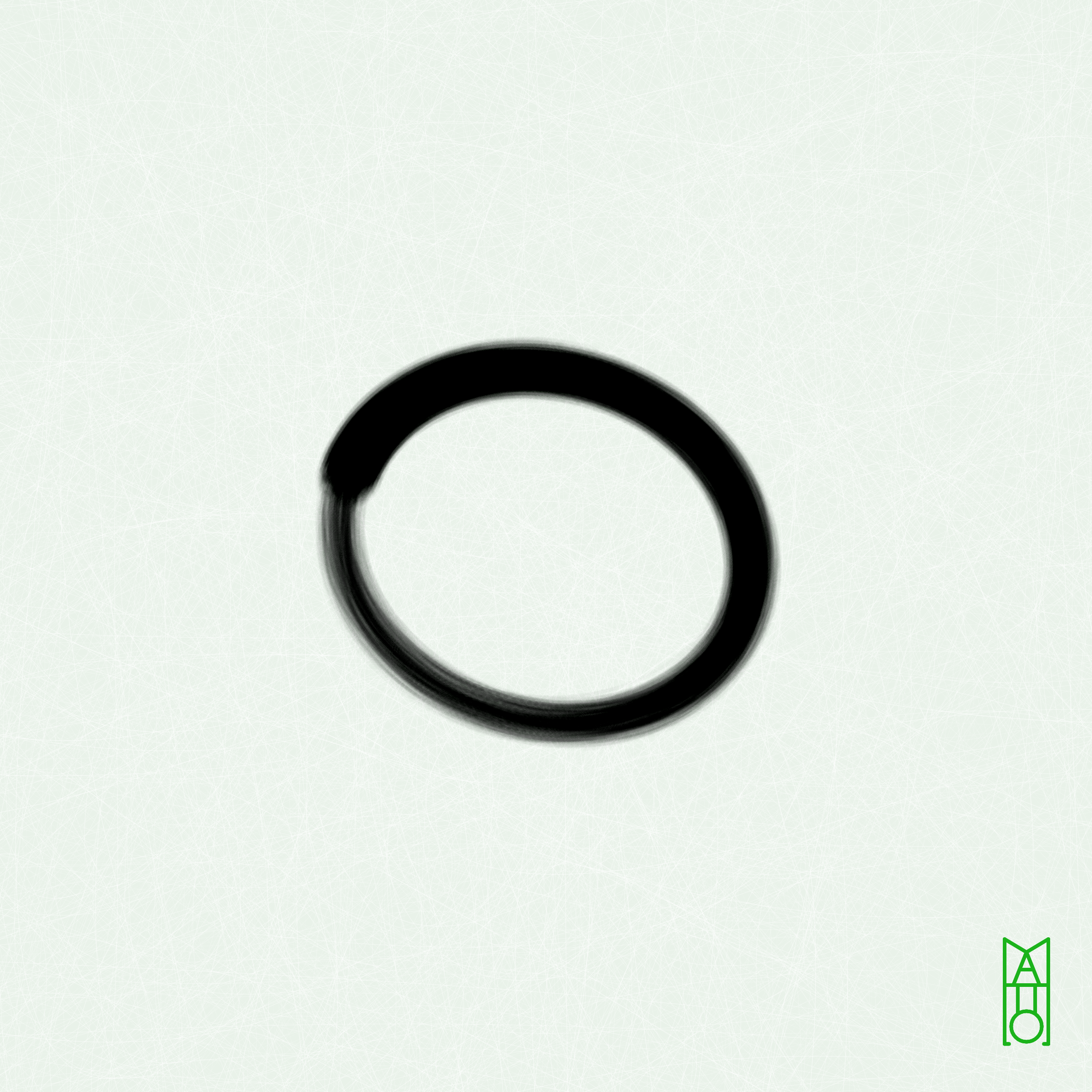 Art Blocks - Art Blocks v2 - Ensō #670 - NFT # 34000670