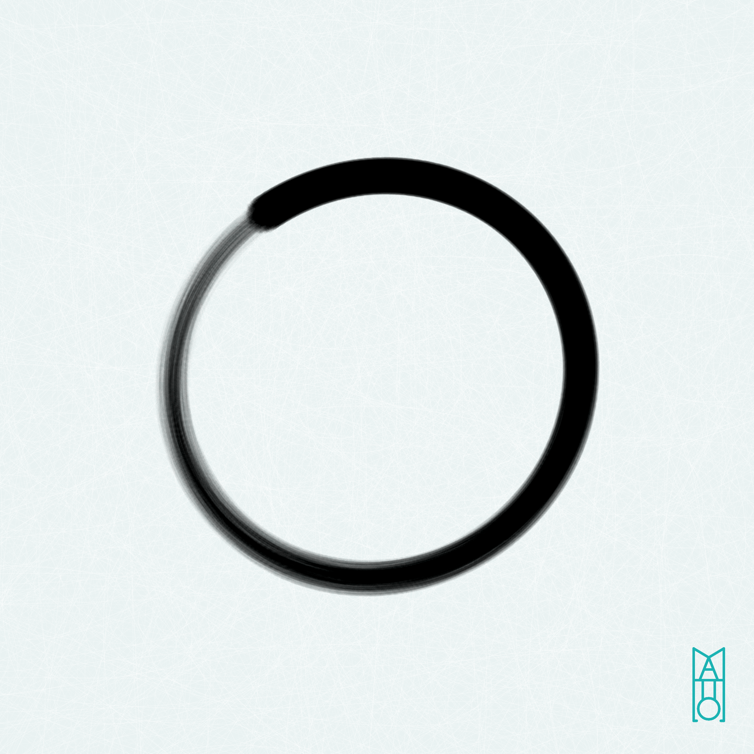 Art Blocks - Art Blocks v2 - Ensō #672 - NFT # 34000672