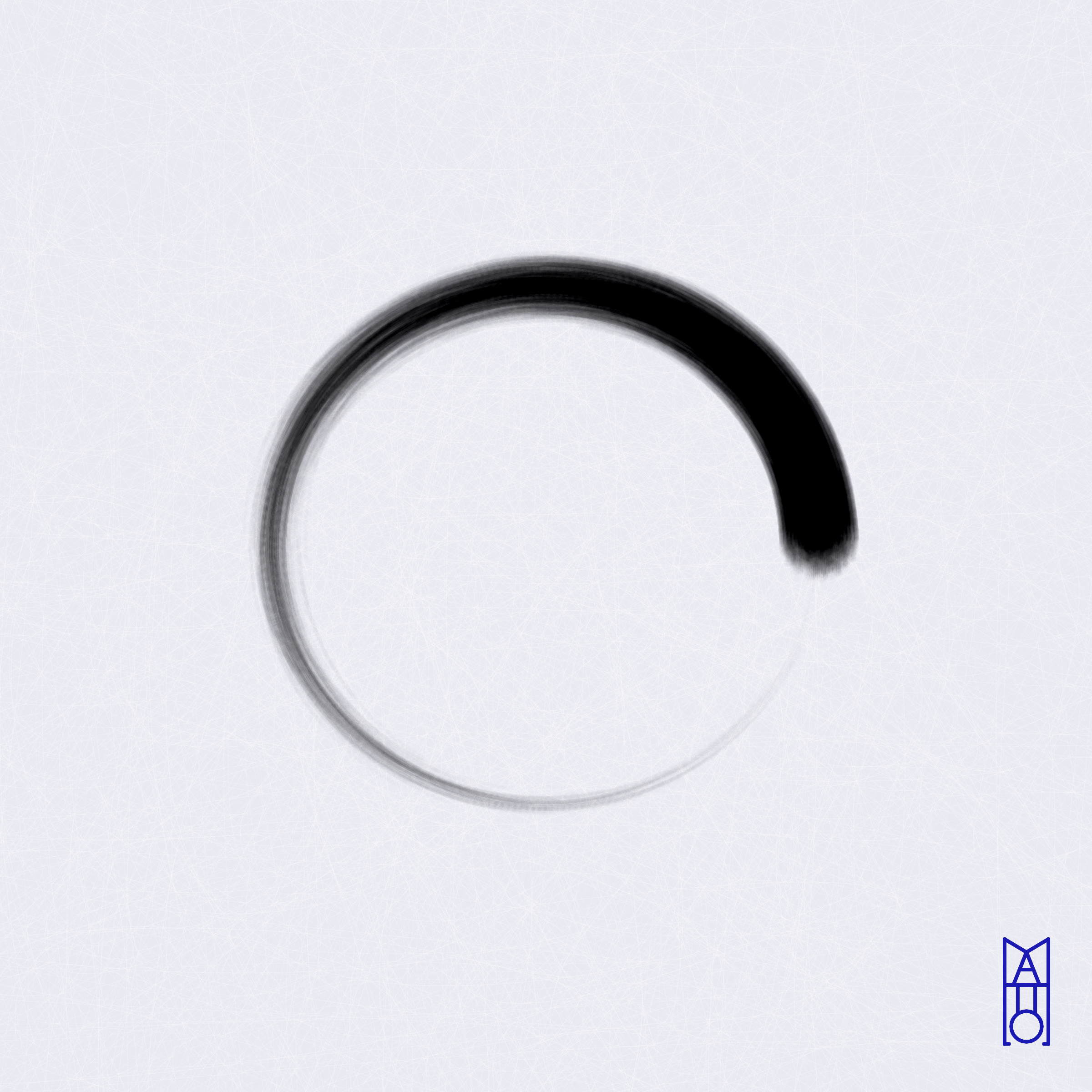 Art Blocks - Art Blocks v2 - Ensō #673 - NFT # 34000673