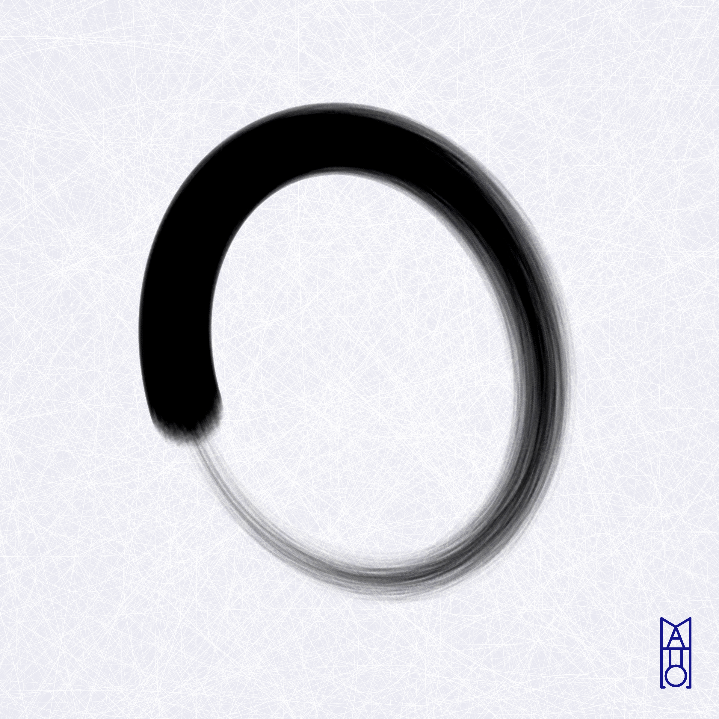 Art Blocks - Art Blocks v2 - Ensō #674 - NFT # 34000674