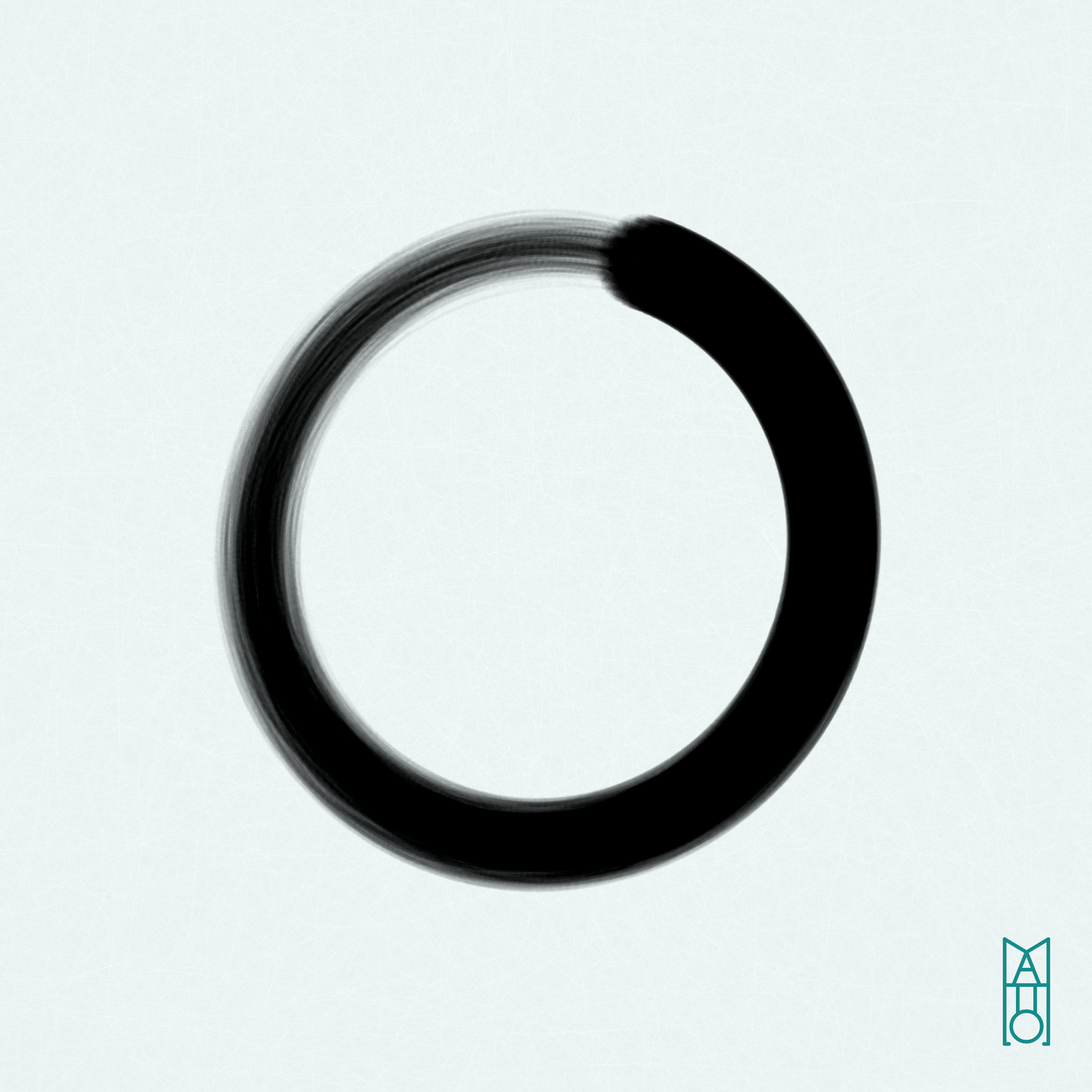 Art Blocks - Art Blocks v2 - Ensō #677 - NFT # 34000677