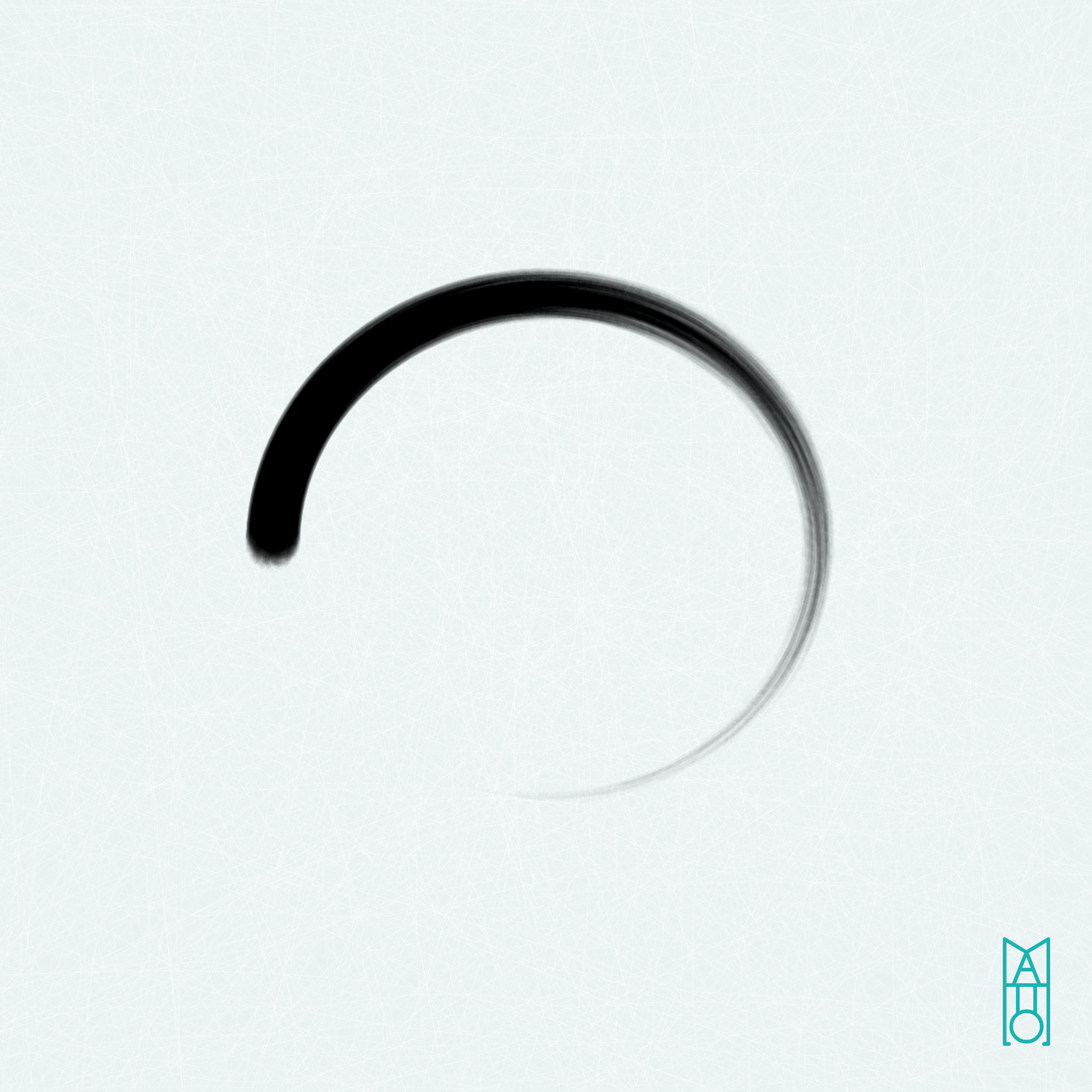 Art Blocks - Art Blocks v2 - Ensō #680 - NFT # 34000680