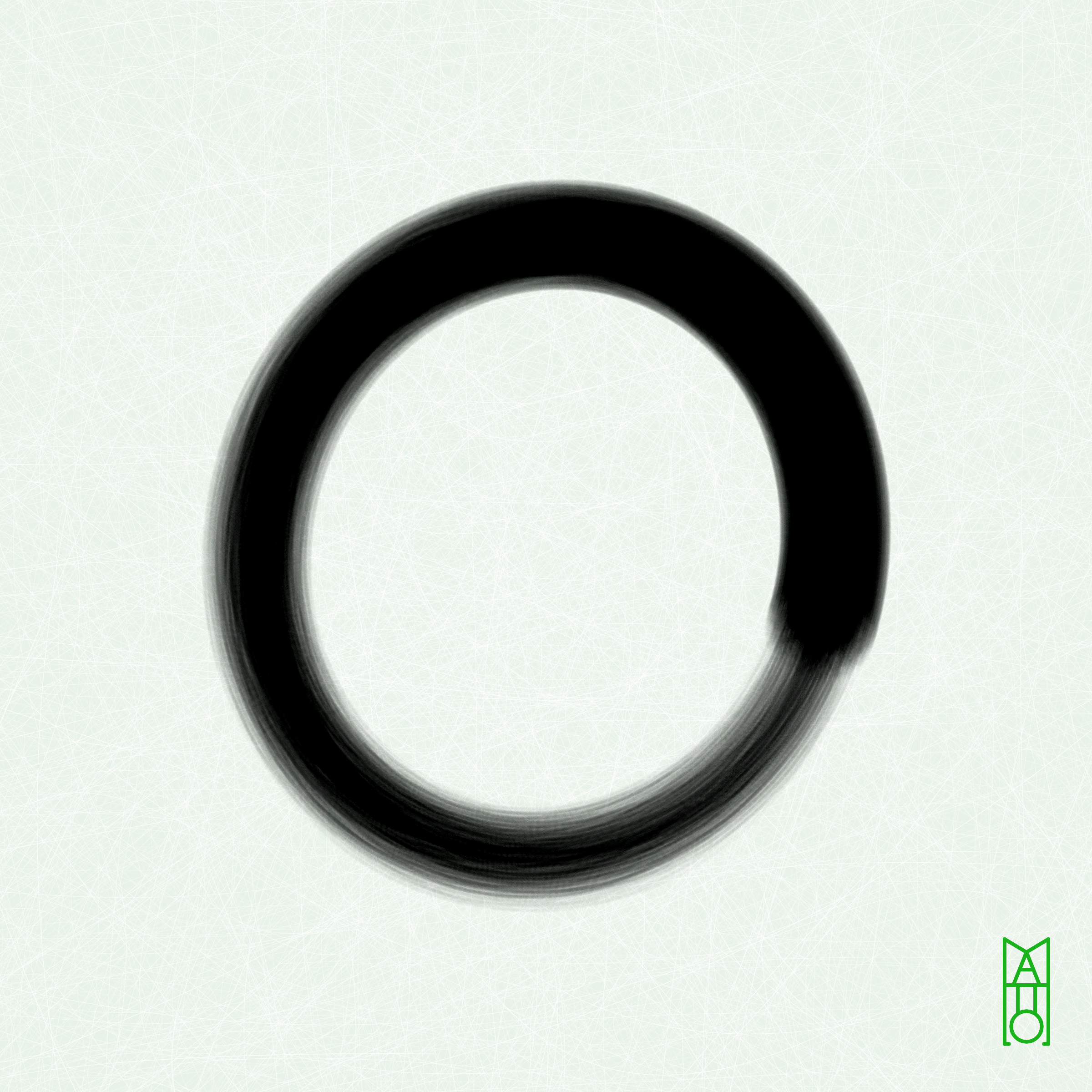 Art Blocks - Art Blocks v2 - Ensō #682 - NFT # 34000682