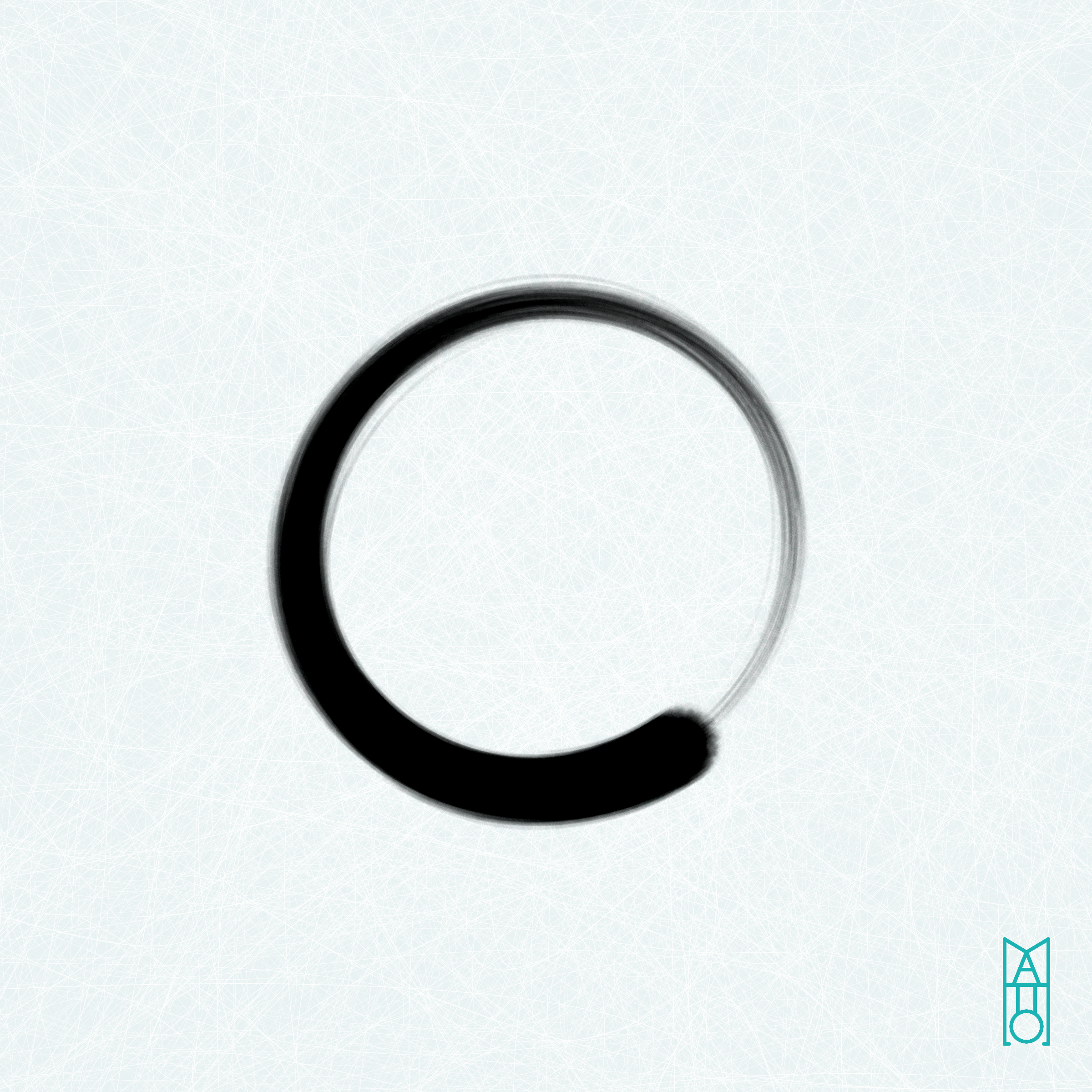 Art Blocks - Art Blocks v2 - Ensō #684 - NFT # 34000684