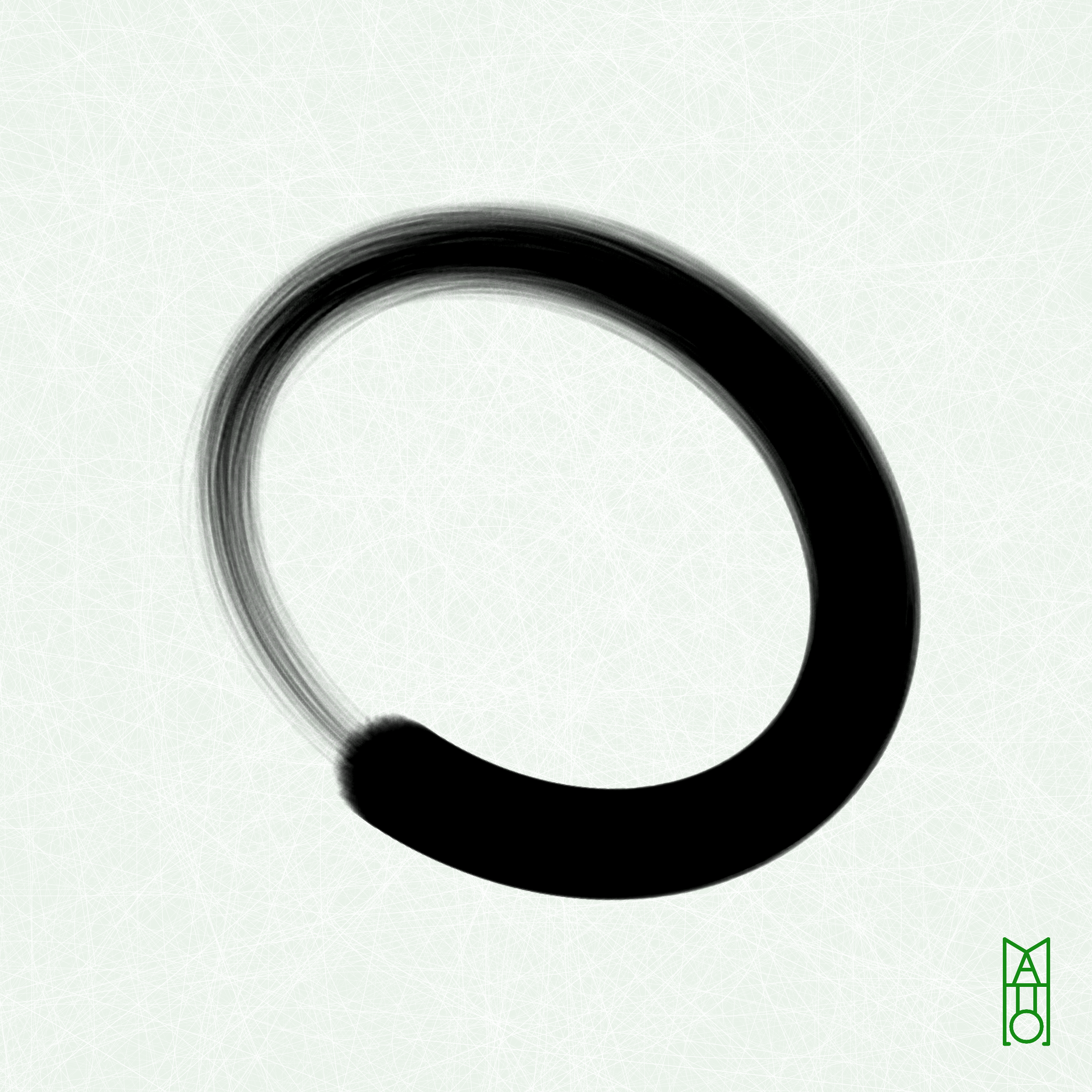 Art Blocks - Art Blocks v2 - Ensō #686 - NFT # 34000686