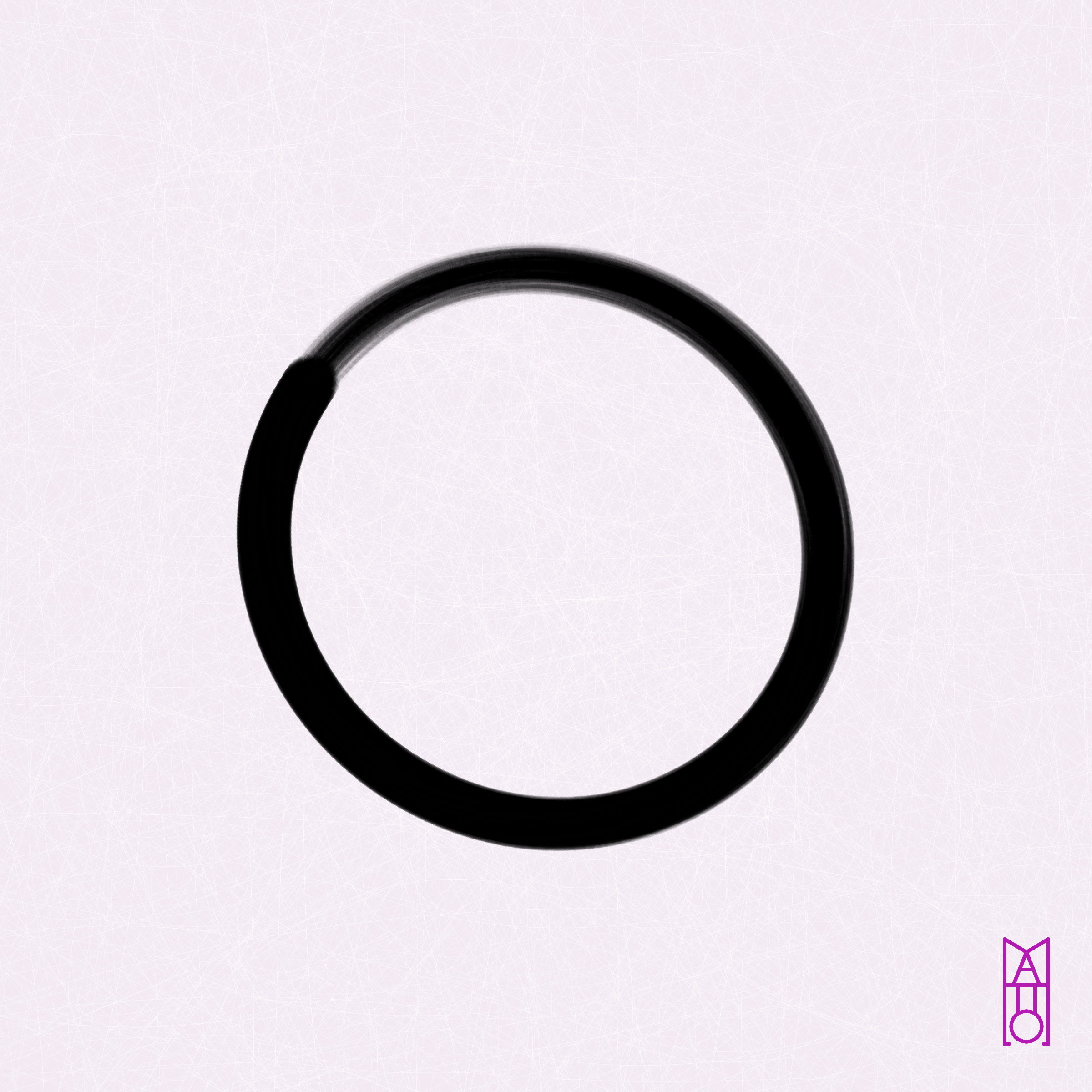 Art Blocks - Art Blocks v2 - Ensō #689 - NFT # 34000689