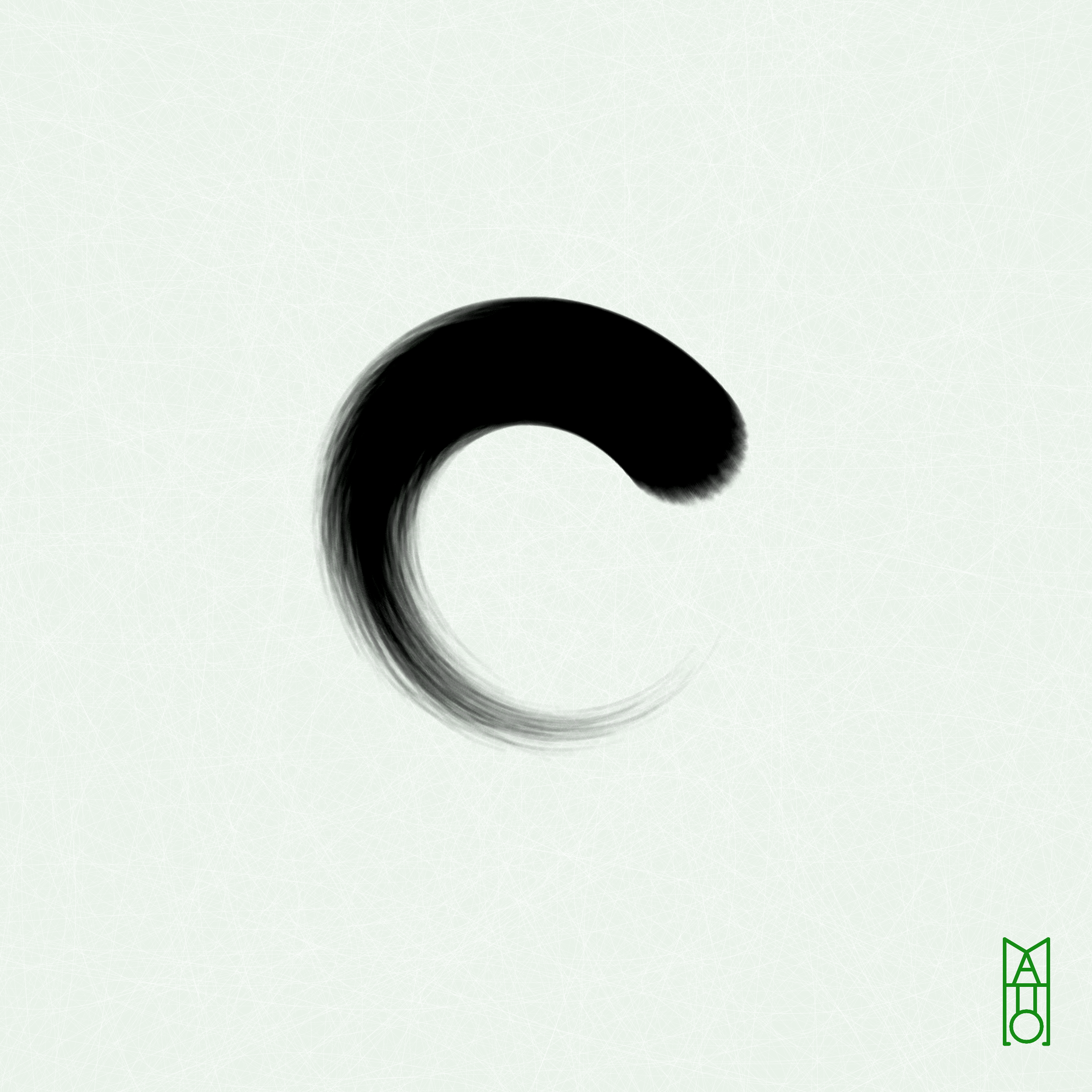 Art Blocks - Art Blocks v2 - Ensō #692 - NFT # 34000692