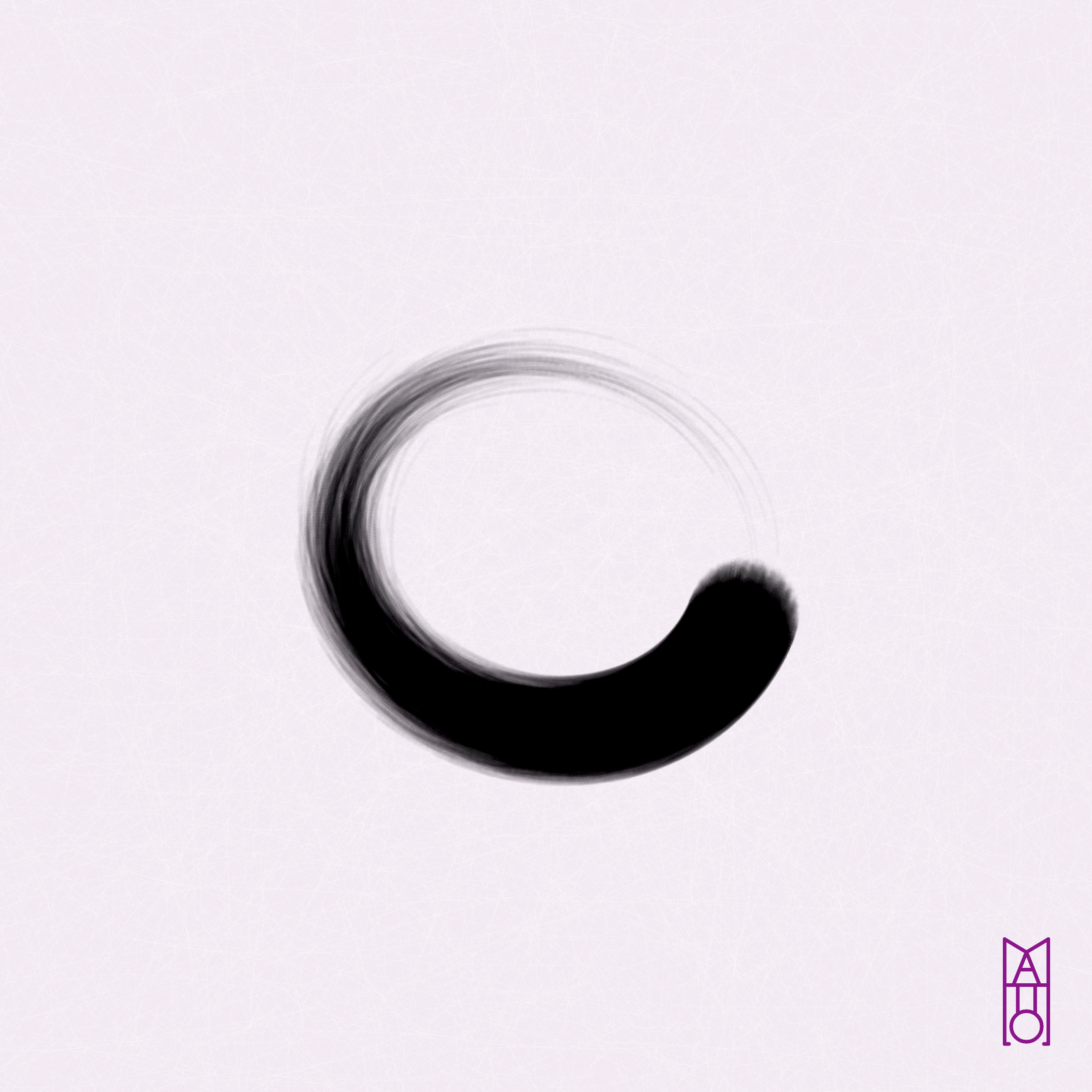 Art Blocks - Art Blocks v2 - Ensō #694 - NFT # 34000694