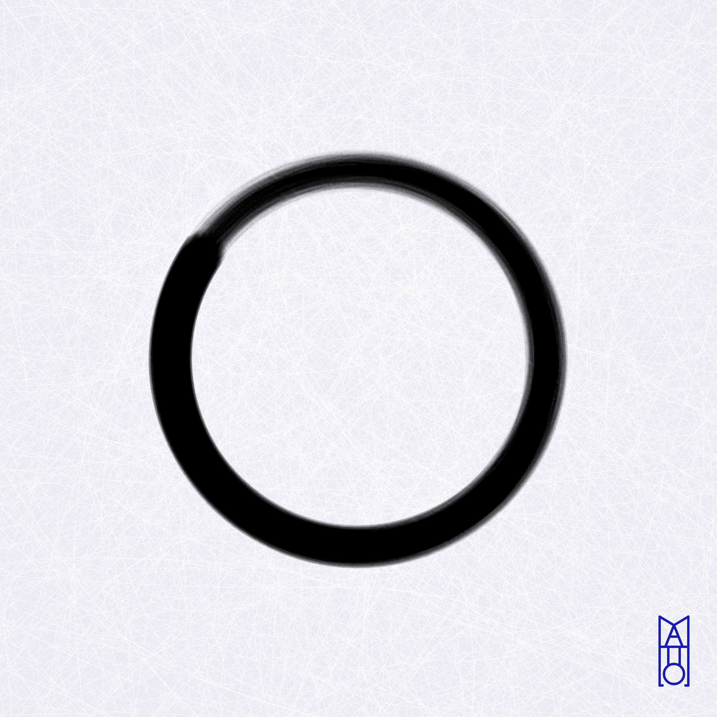 Art Blocks - Art Blocks v2 - Ensō #700 - NFT # 34000700