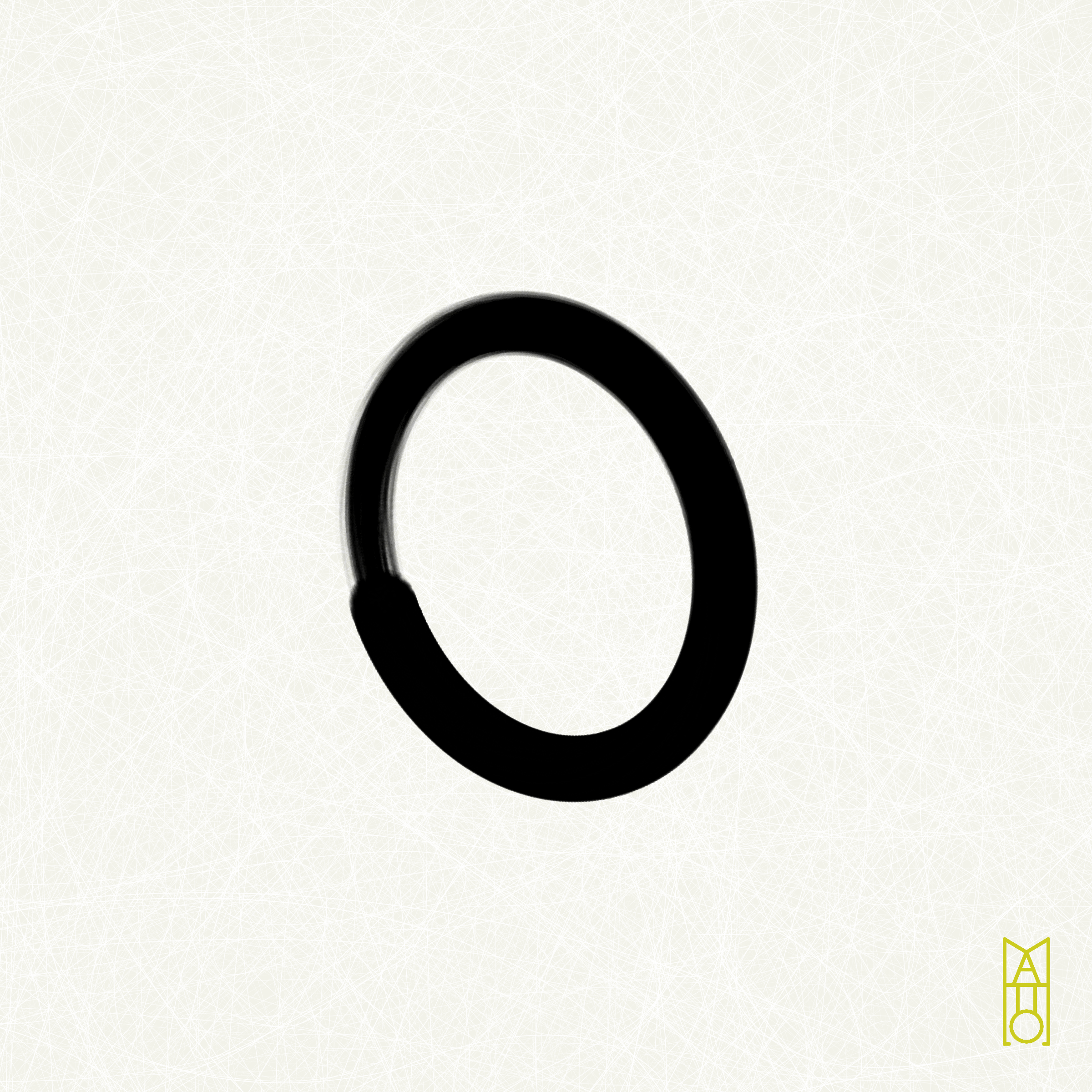 Art Blocks - Art Blocks v2 - Ensō #702 - NFT # 34000702