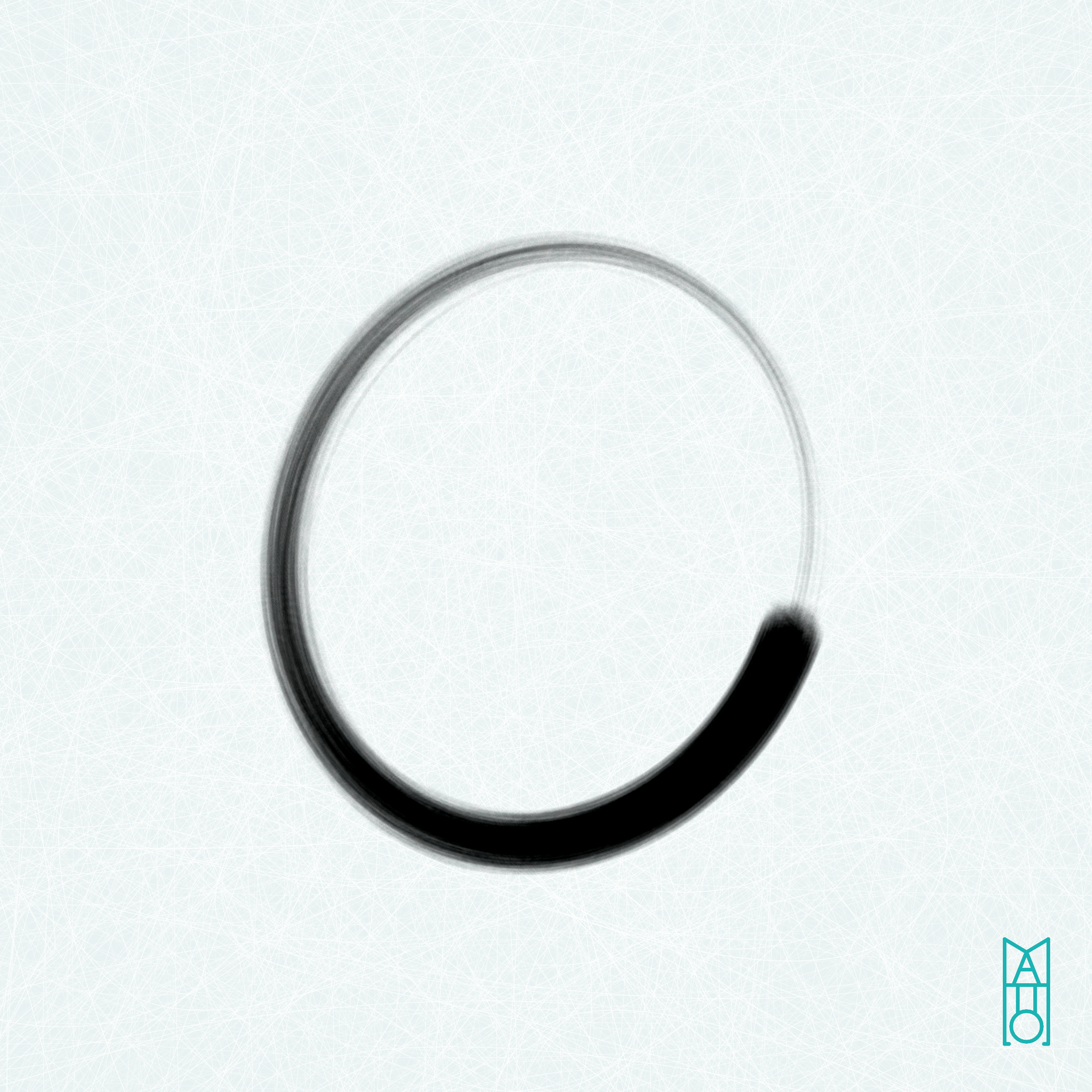 Art Blocks - Art Blocks v2 - Ensō #703 - NFT # 34000703