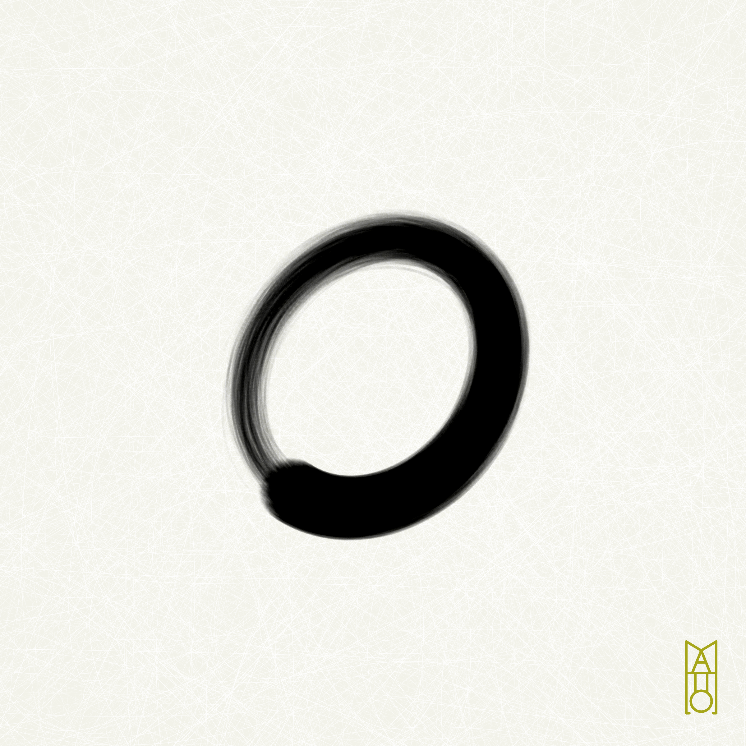 Art Blocks - Art Blocks v2 - Ensō #706 - NFT # 34000706