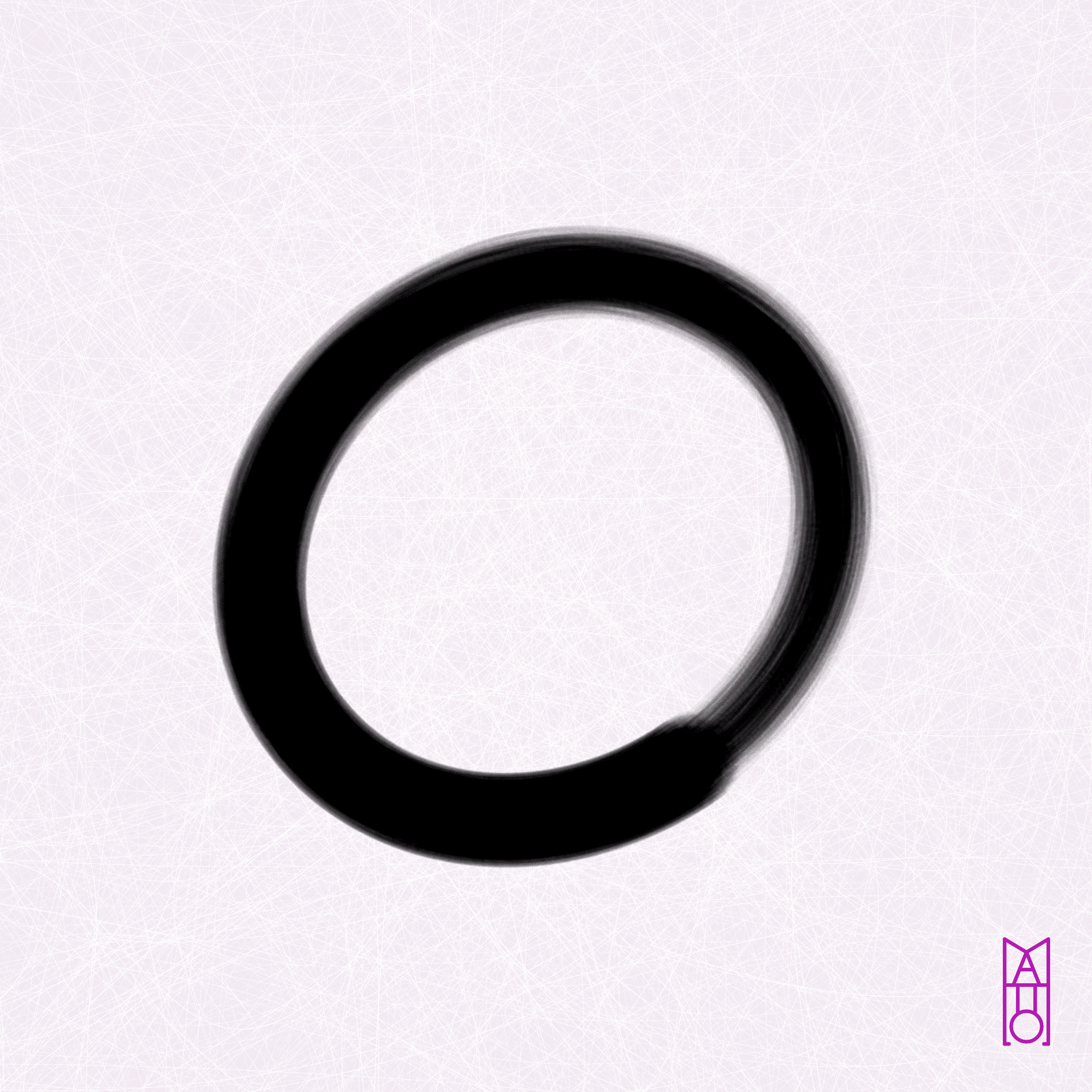 Art Blocks - Art Blocks v2 - Ensō #707 - NFT # 34000707