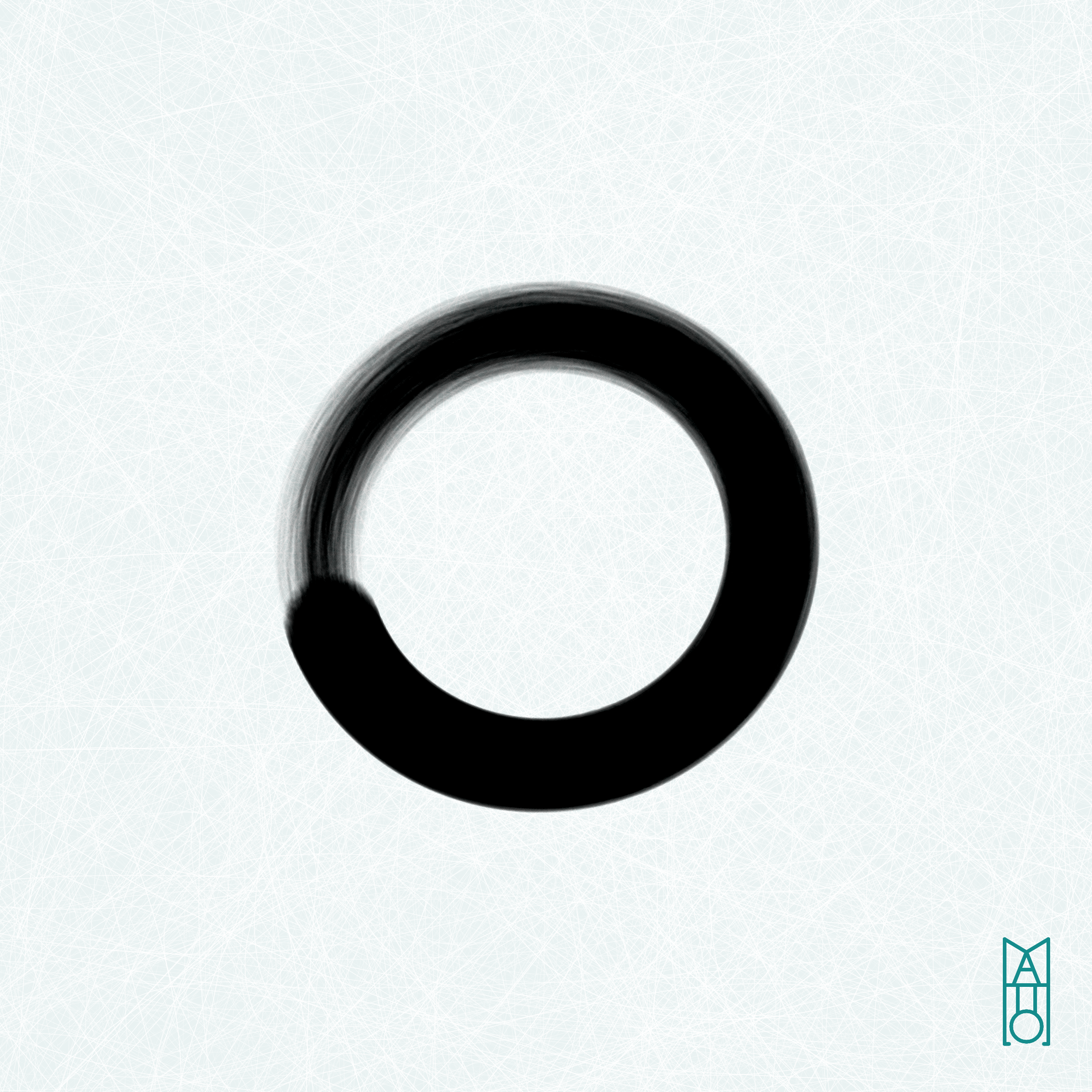 Art Blocks - Art Blocks v2 - Ensō #709 - NFT # 34000709