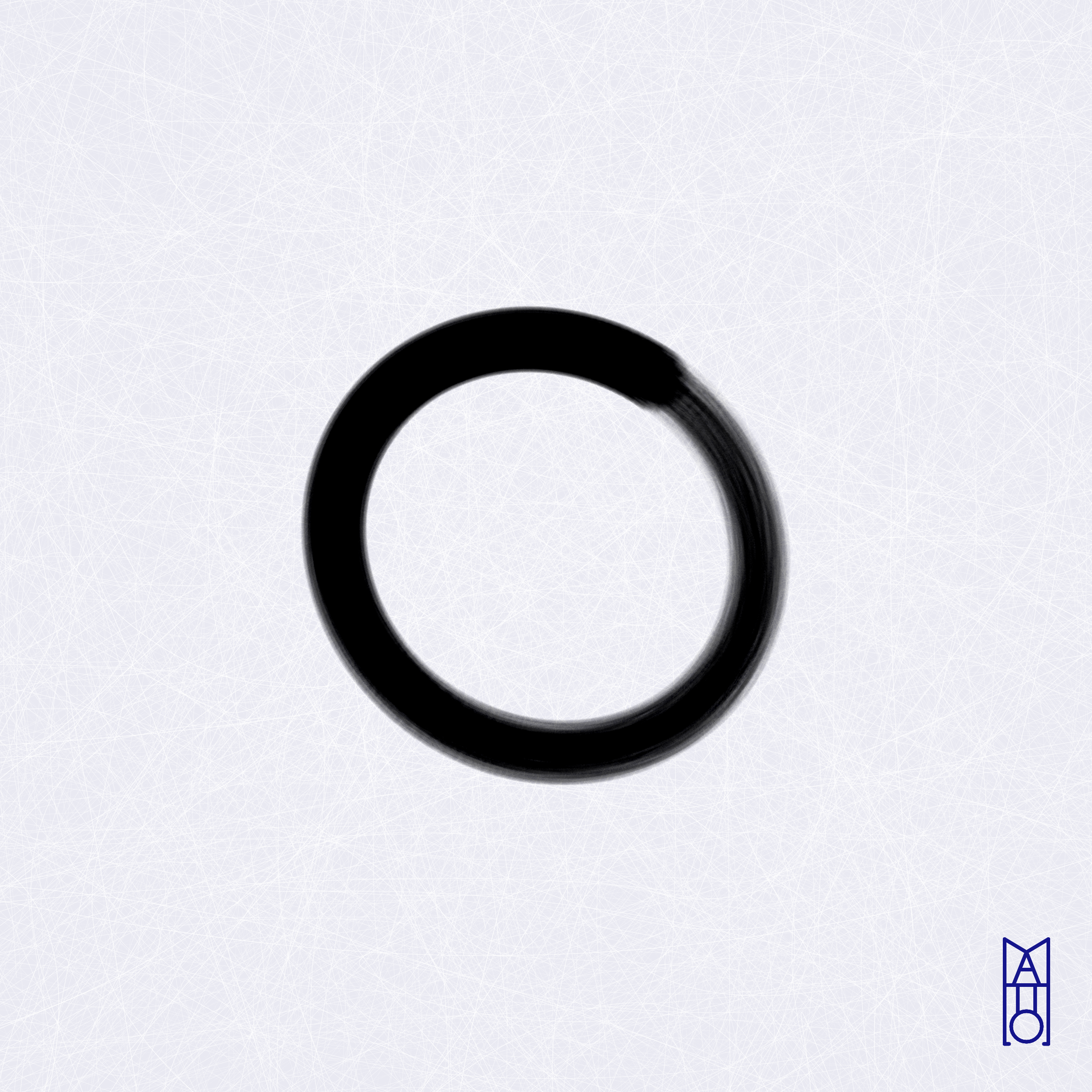 Art Blocks - Art Blocks v2 - Ensō #710 - NFT # 34000710