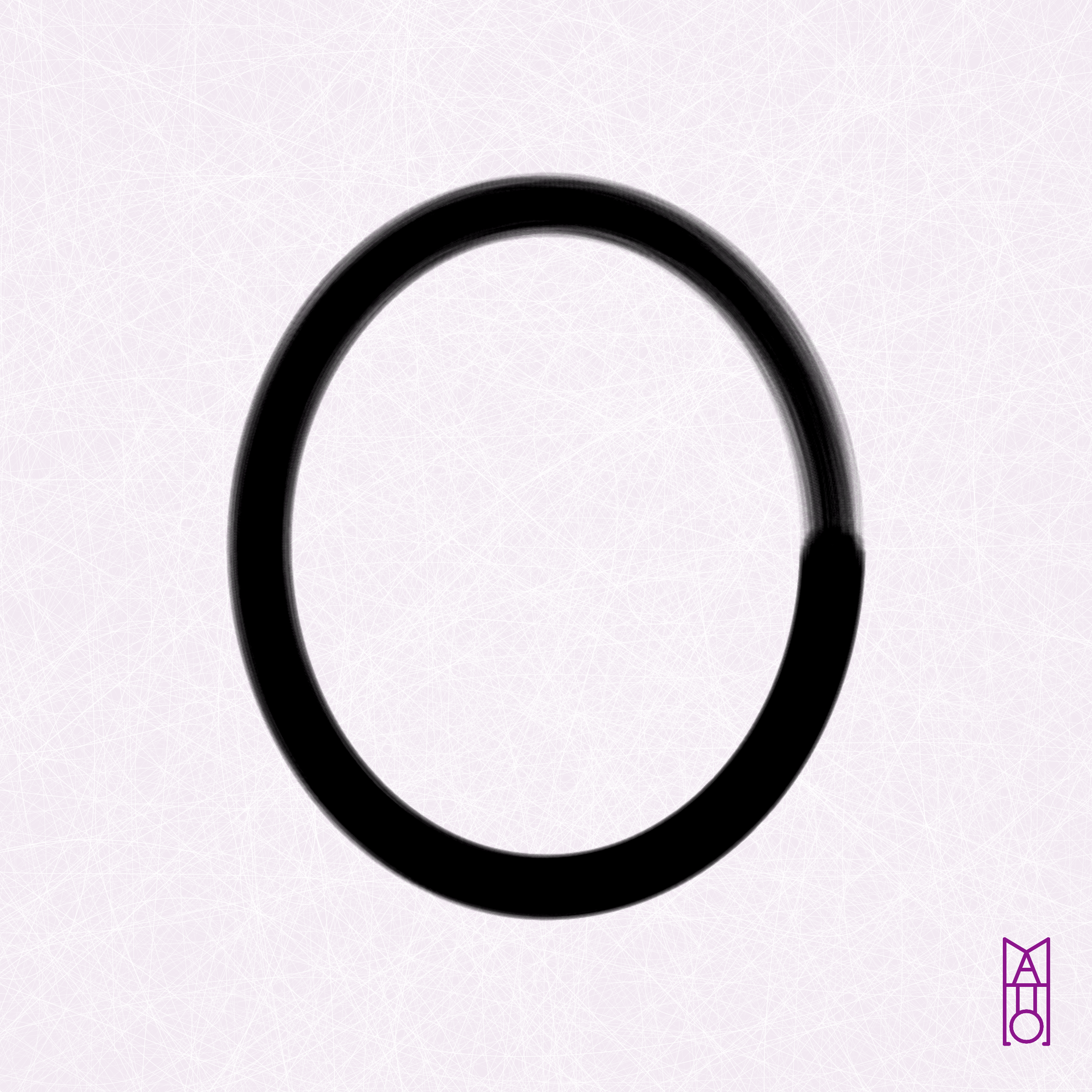 Art Blocks - Art Blocks v2 - Ensō #711 - NFT # 34000711