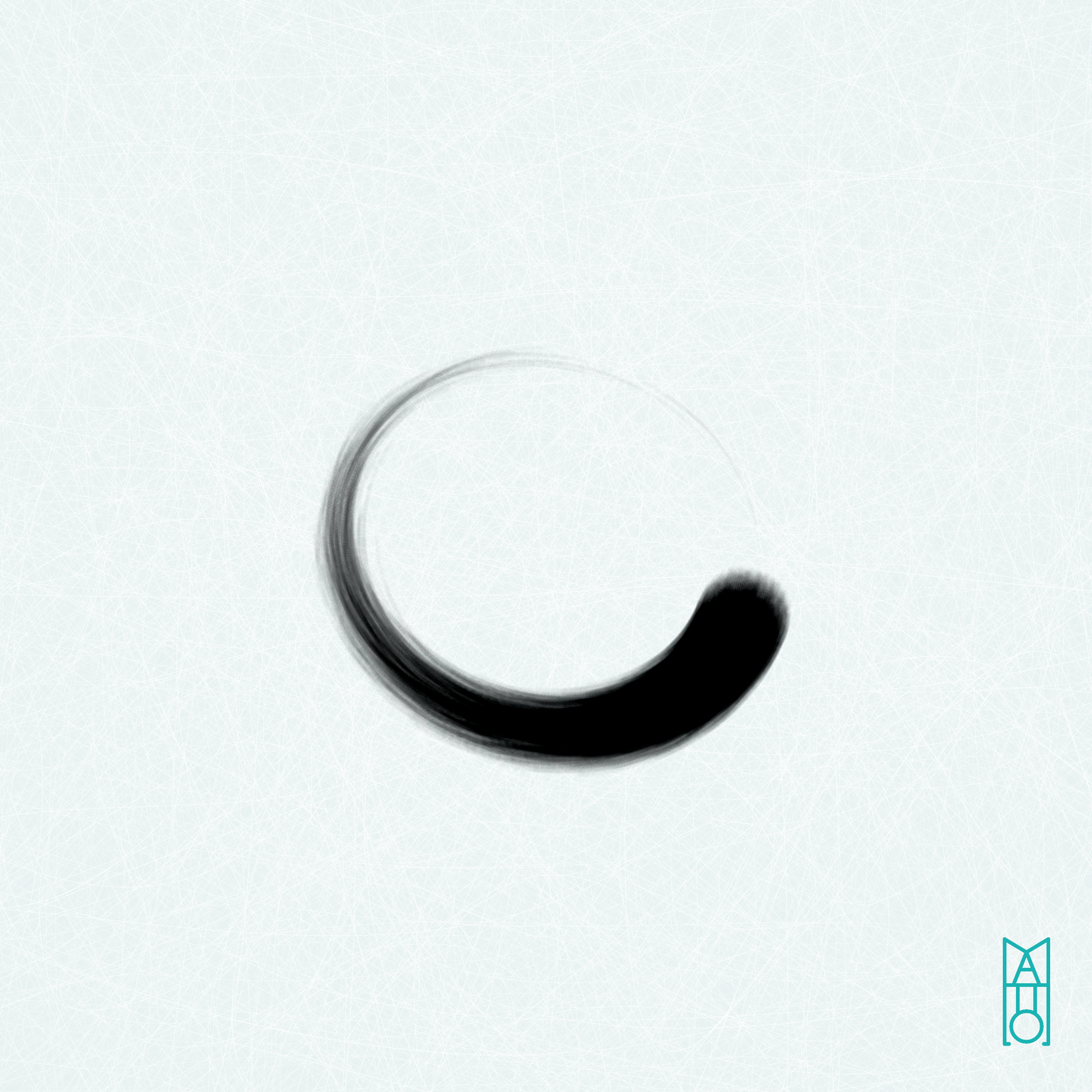 Art Blocks - Art Blocks v2 - Ensō #719 - NFT # 34000719