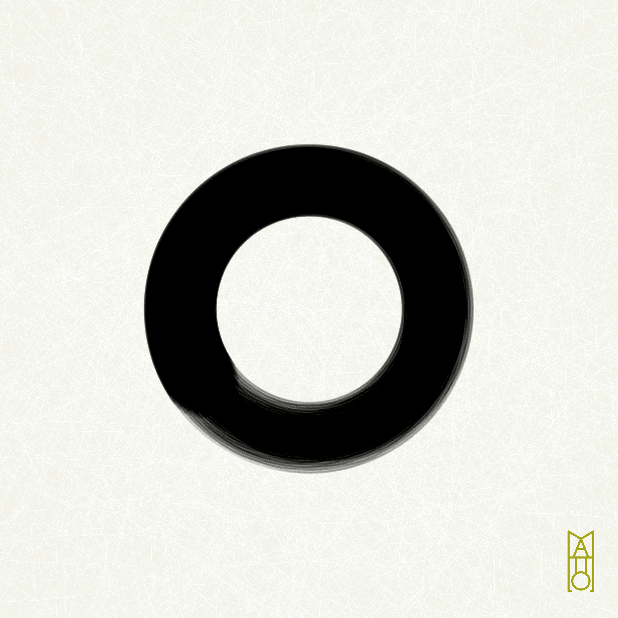 Art Blocks - Art Blocks v2 - Ensō #722 - NFT # 34000722