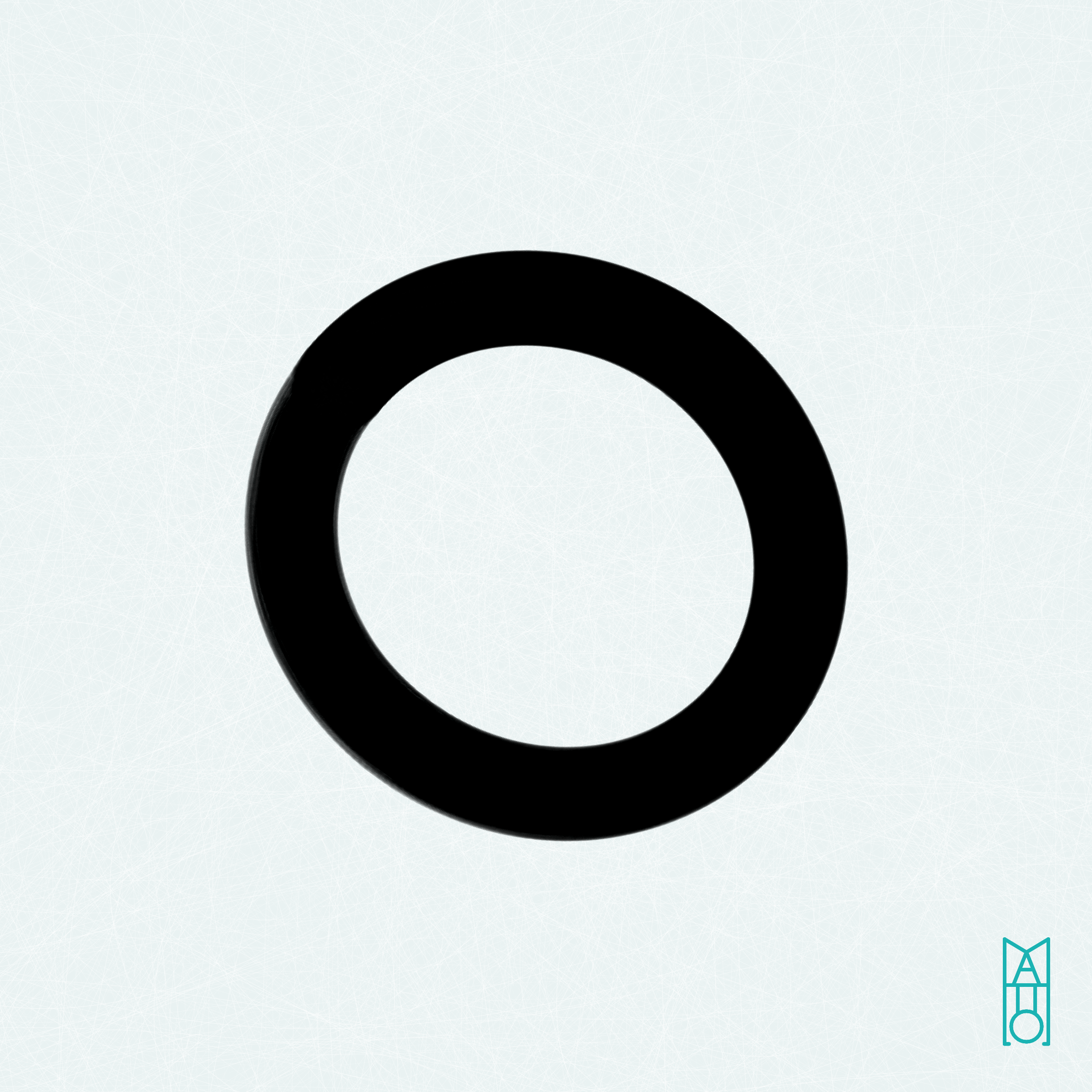 Art Blocks - Art Blocks v2 - Ensō #723 - NFT # 34000723