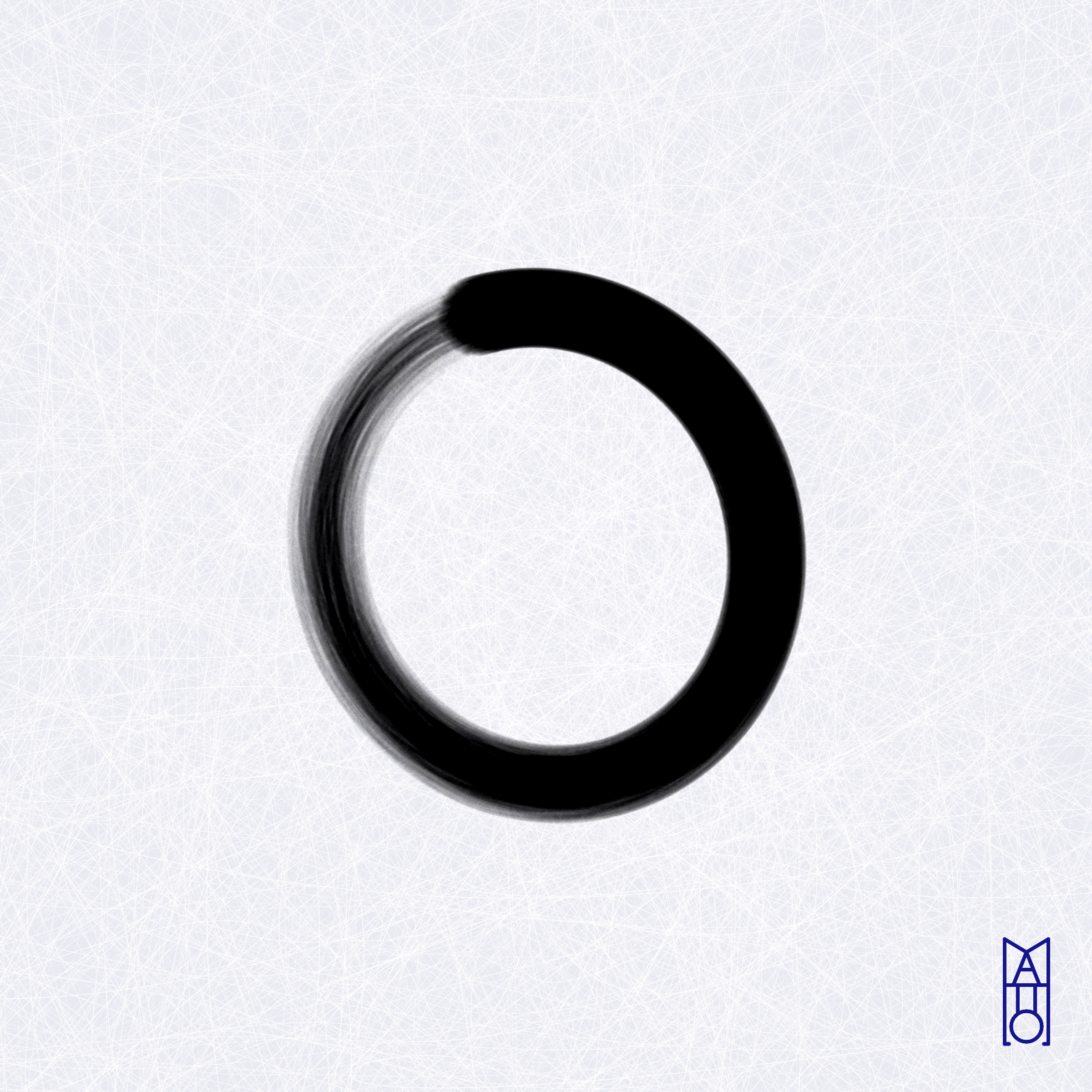 Art Blocks - Art Blocks v2 - Ensō #724 - NFT # 34000724