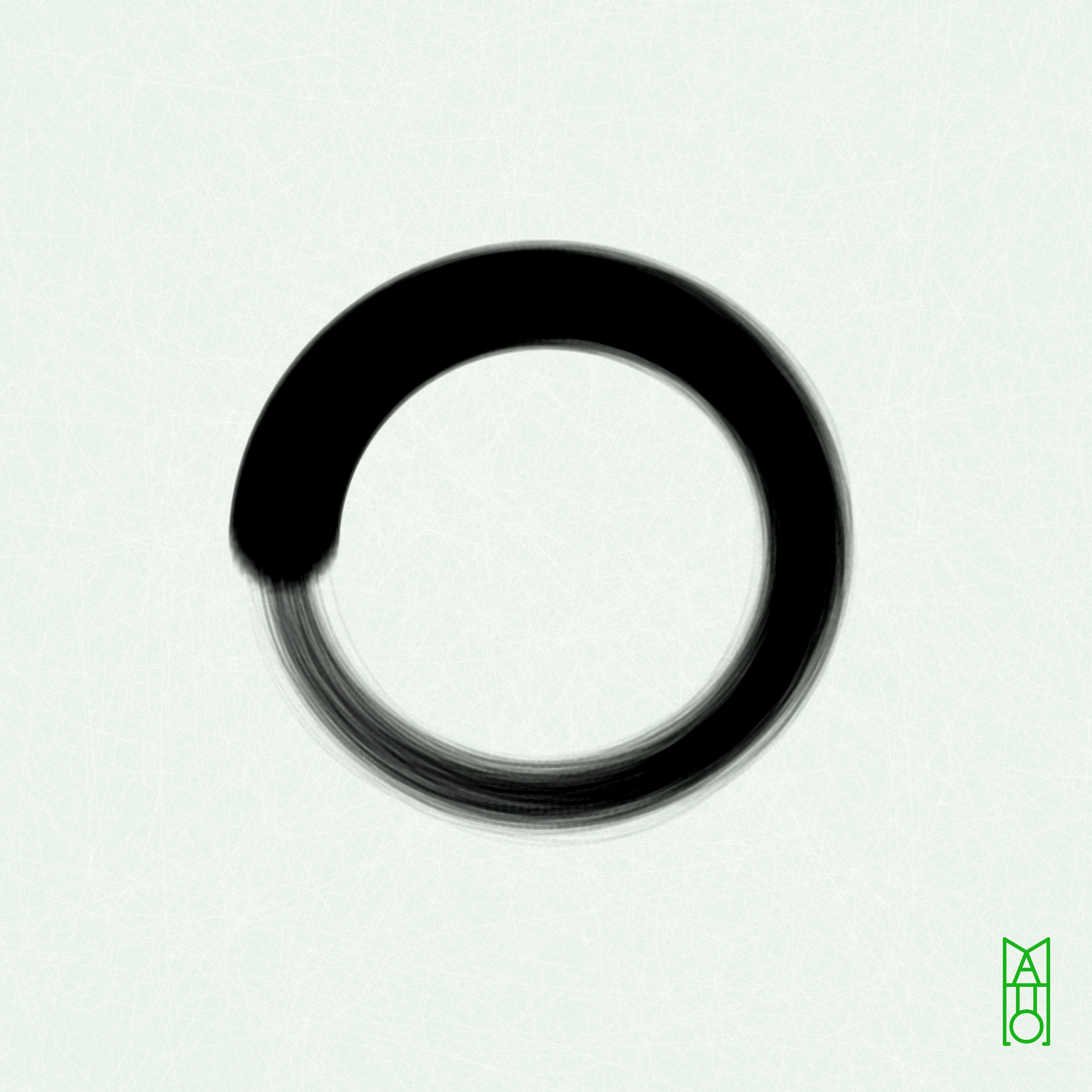 Art Blocks - Art Blocks v2 - Ensō #731 - NFT # 34000731