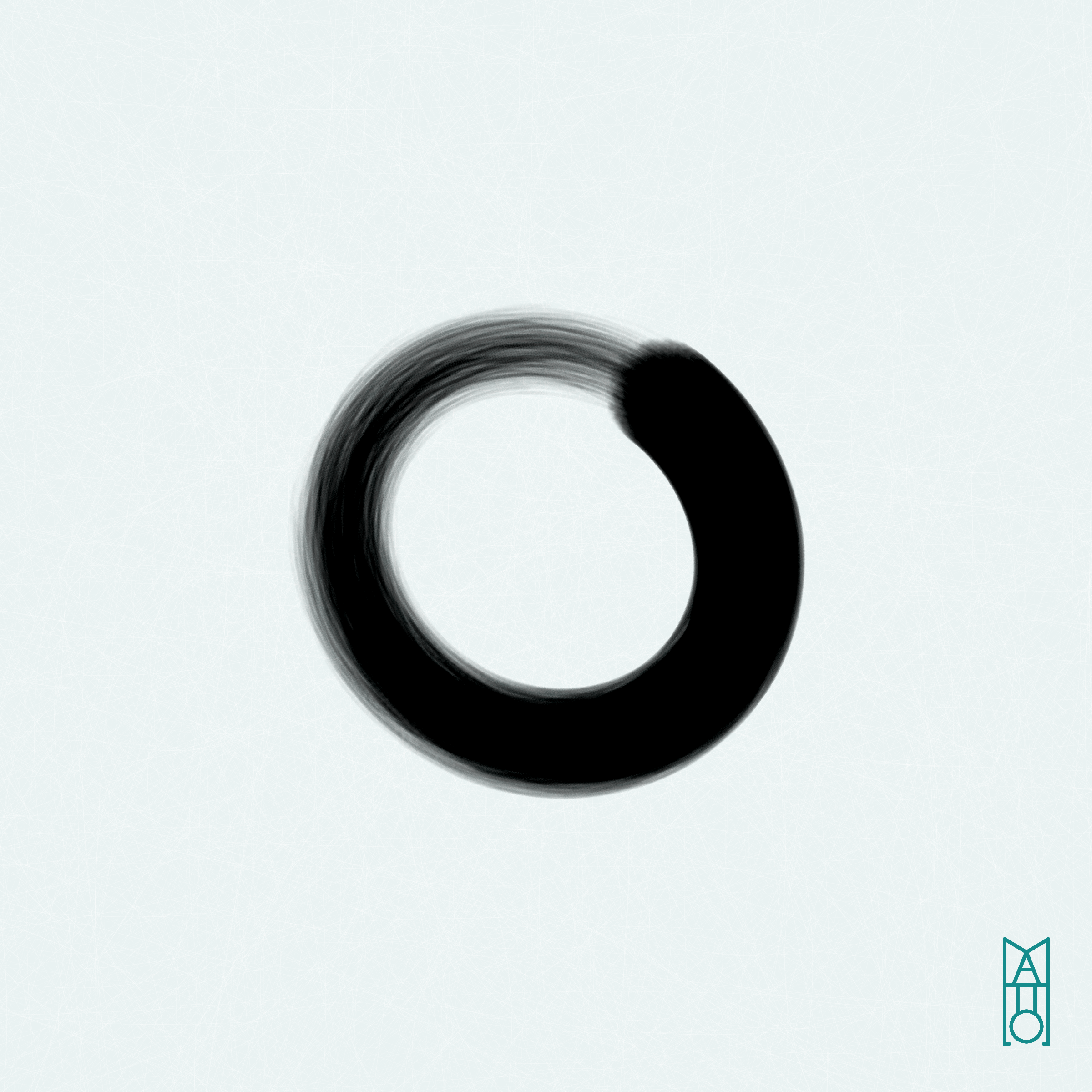 Art Blocks - Art Blocks v2 - Ensō #733 - NFT # 34000733