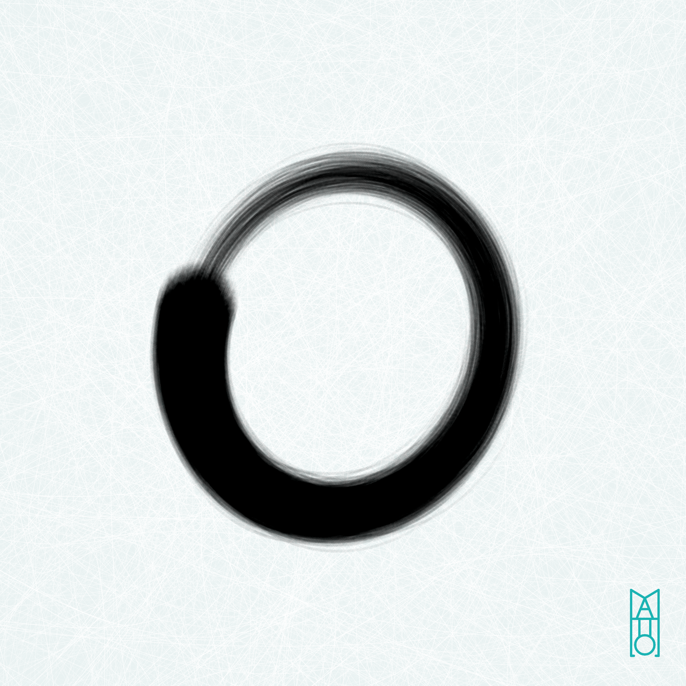 Art Blocks - Art Blocks v2 - Ensō #734 - NFT # 34000734