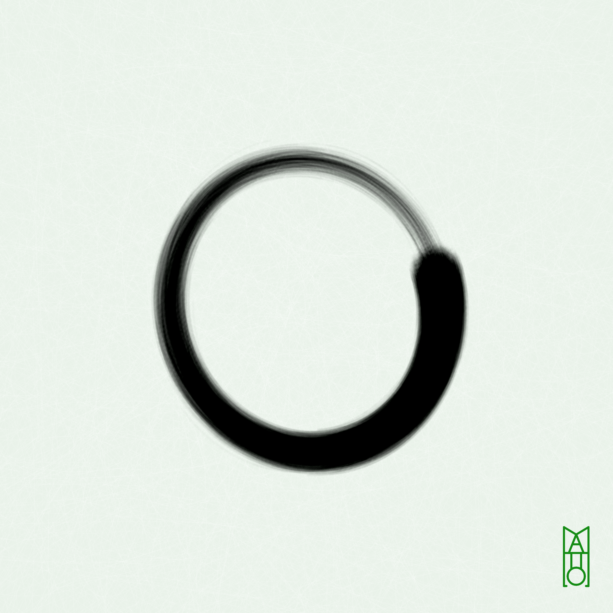 Art Blocks - Art Blocks v2 - Ensō #736 - NFT # 34000736