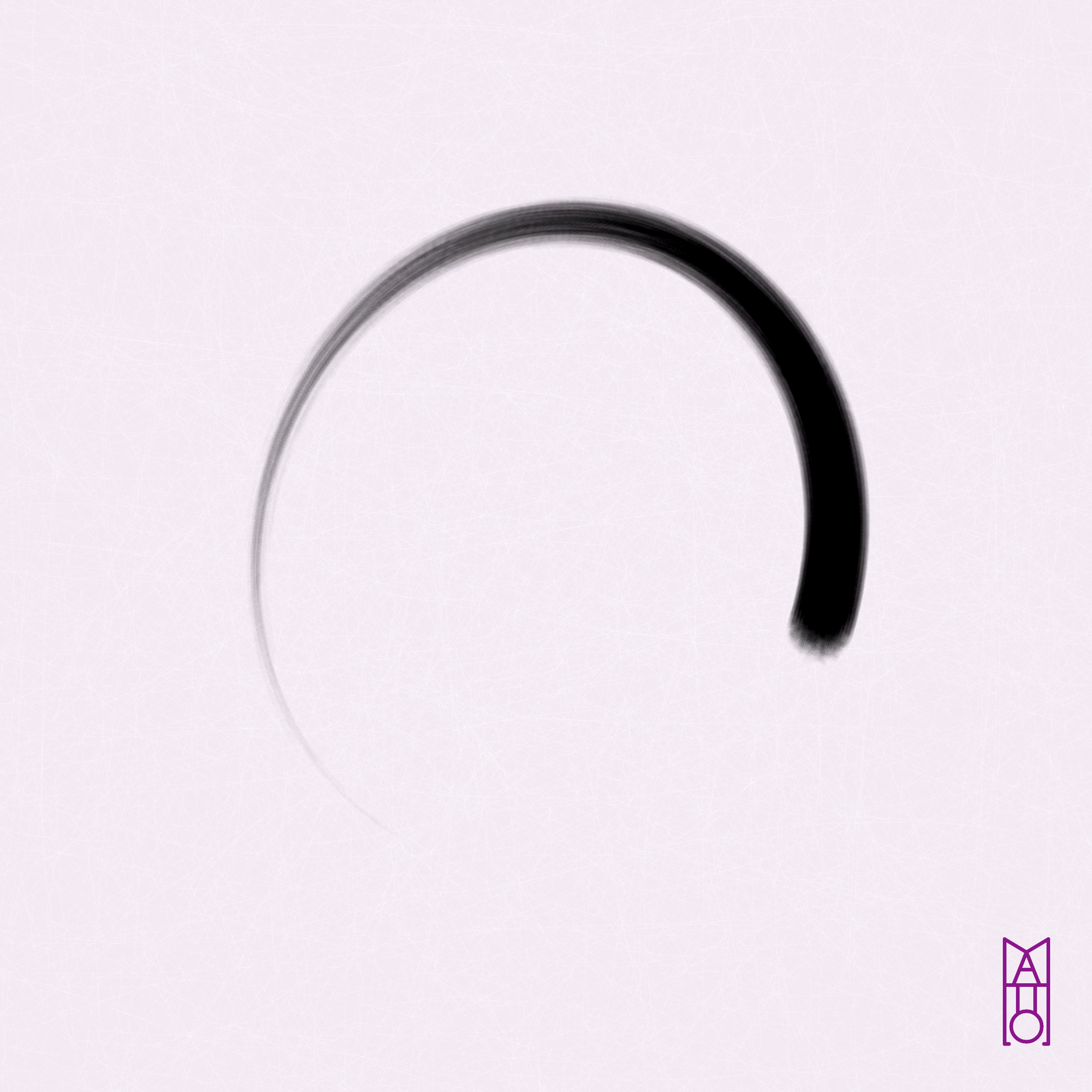 Art Blocks - Art Blocks v2 - Ensō #737 - NFT # 34000737