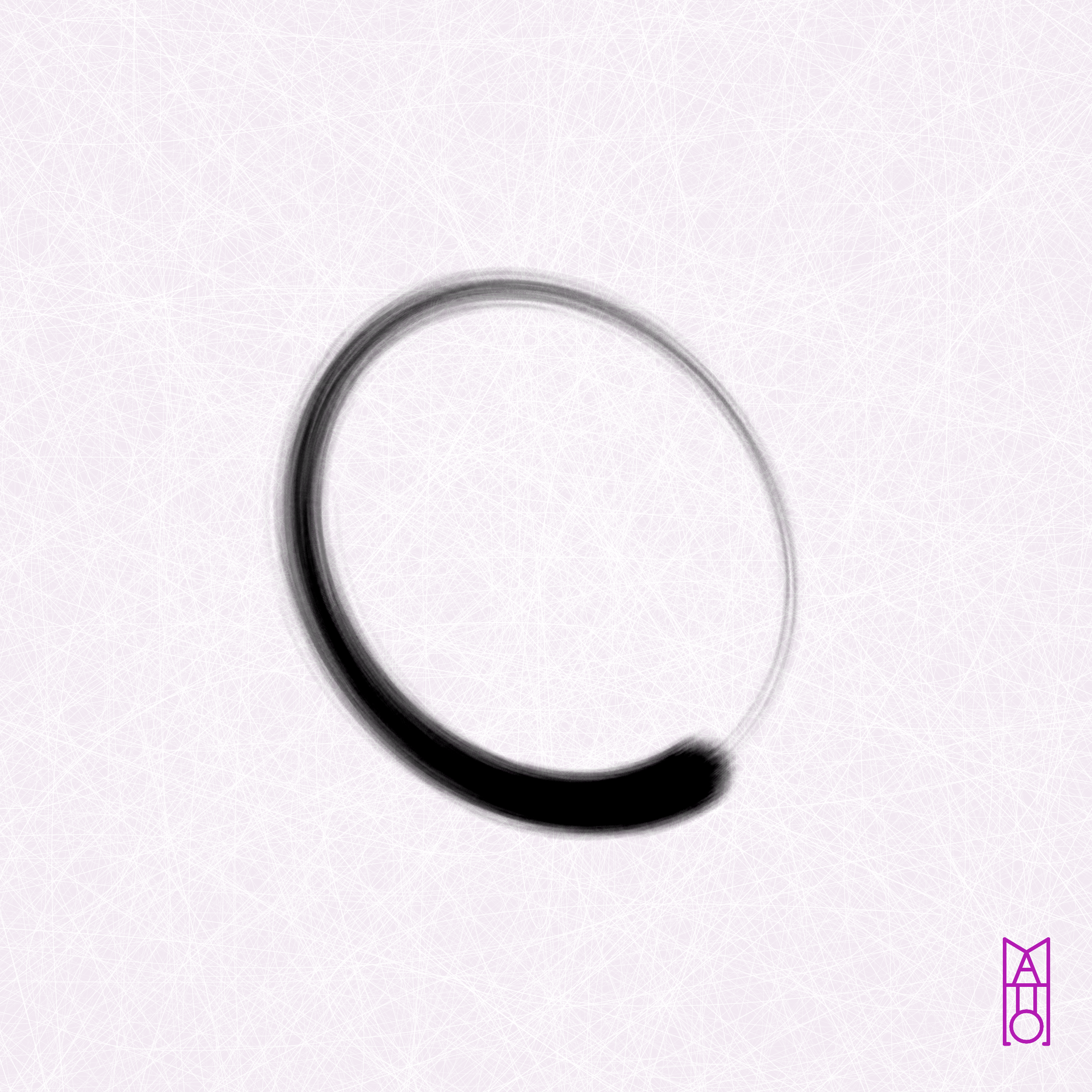 Art Blocks - Art Blocks v2 - Ensō #740 - NFT # 34000740