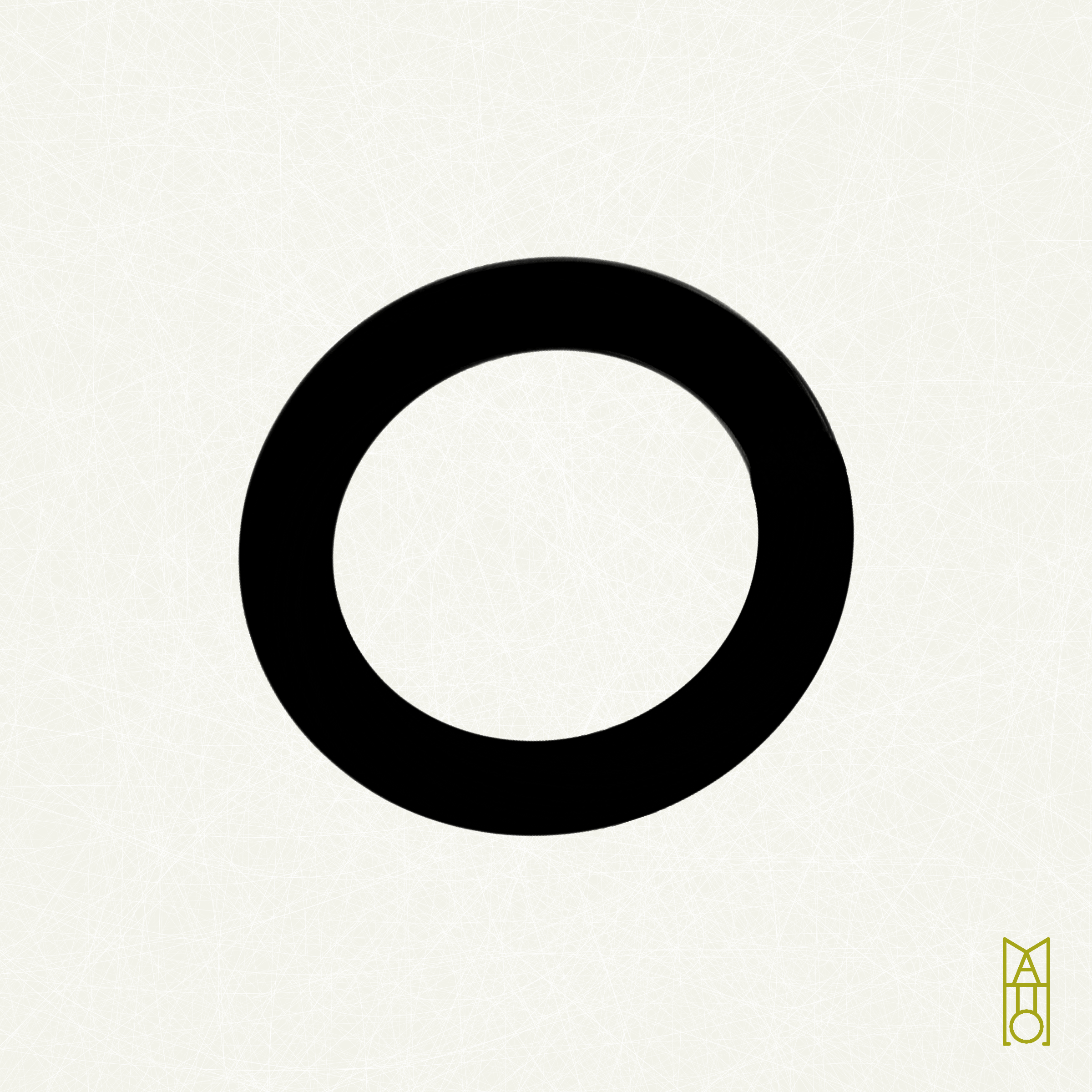 Art Blocks - Art Blocks v2 - Ensō #741 - NFT # 34000741