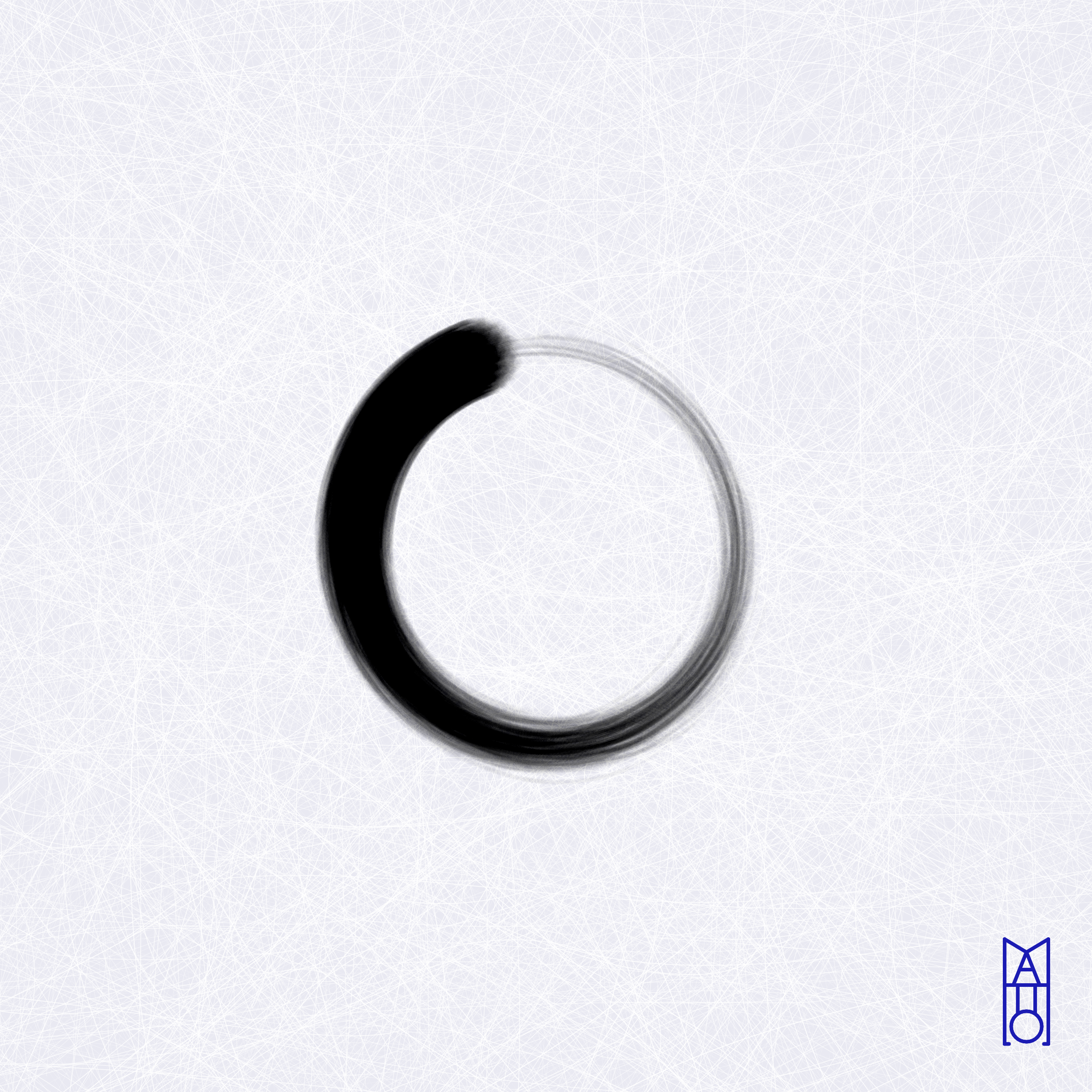 Art Blocks - Art Blocks v2 - Ensō #742 - NFT # 34000742