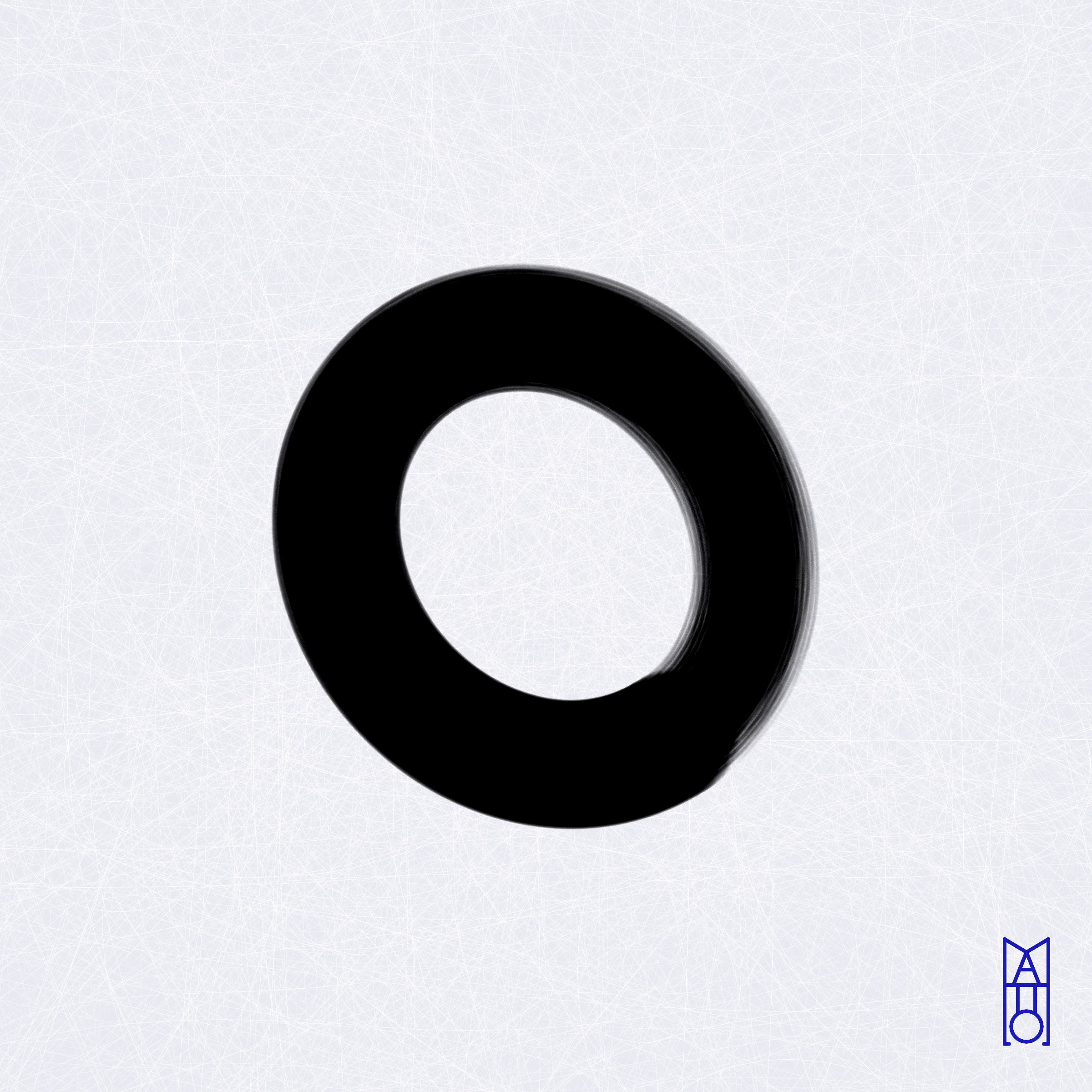 Art Blocks - Art Blocks v2 - Ensō #743 - NFT # 34000743