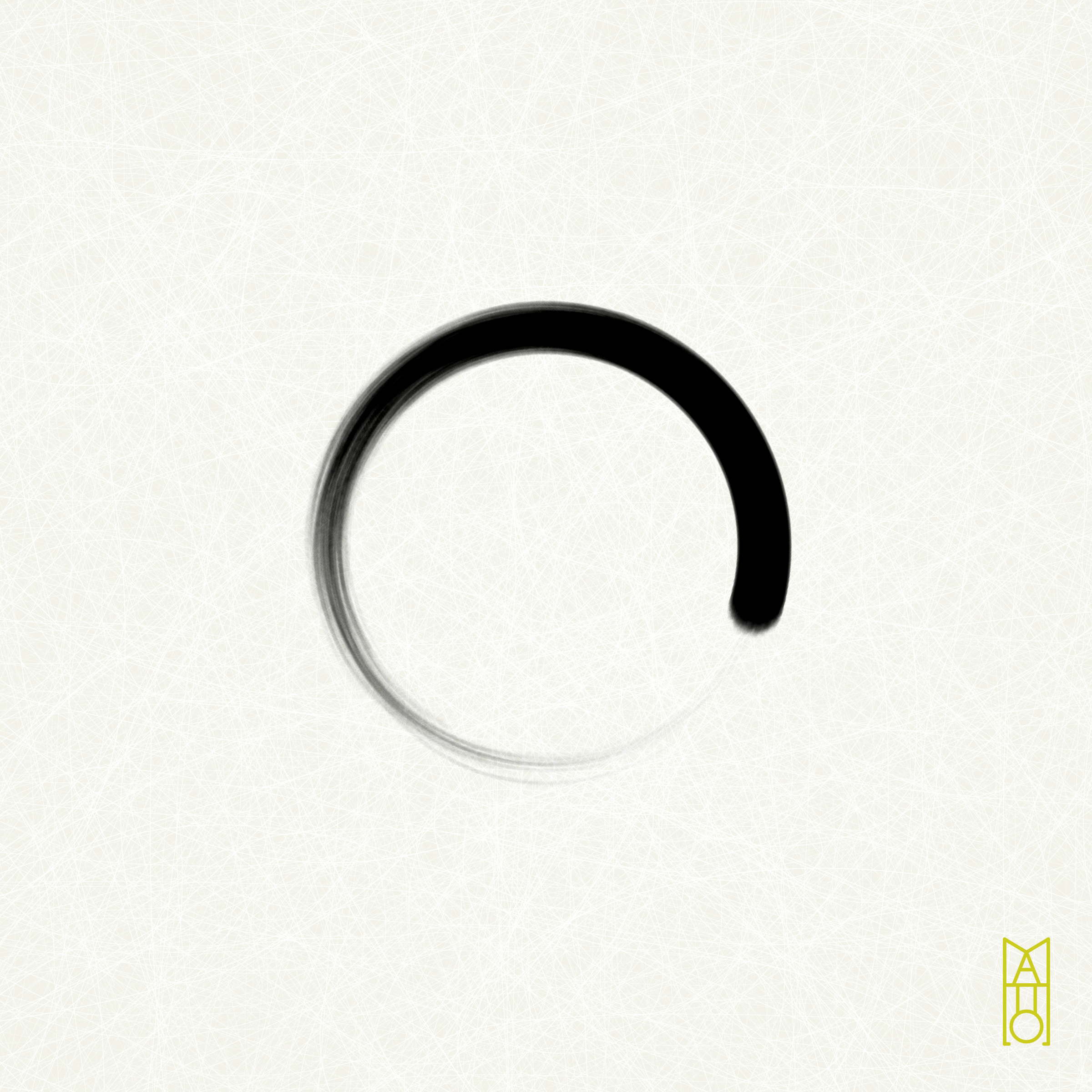 Art Blocks - Art Blocks v2 - Ensō #745 - NFT # 34000745