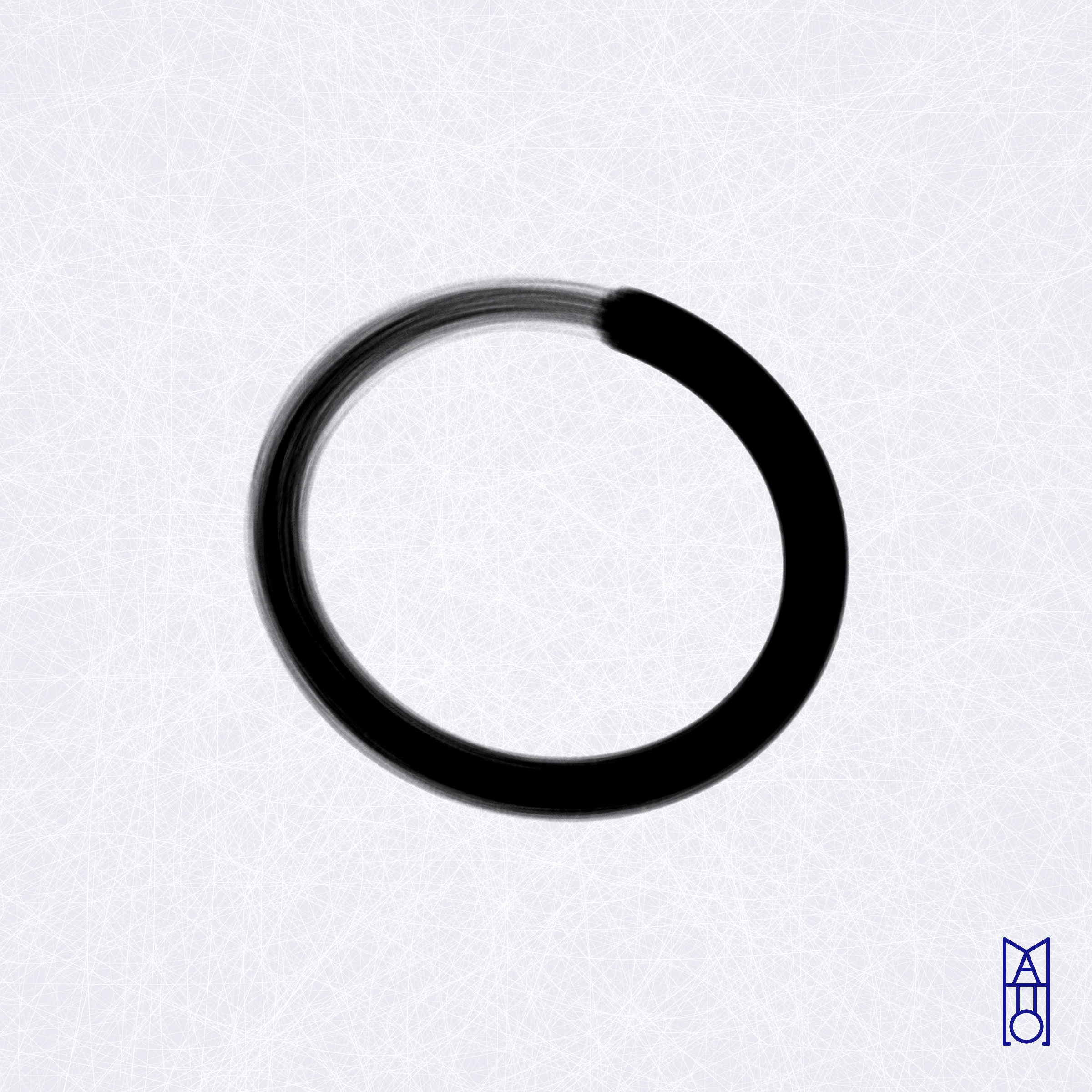 Art Blocks - Art Blocks v2 - Ensō #747 - NFT # 34000747