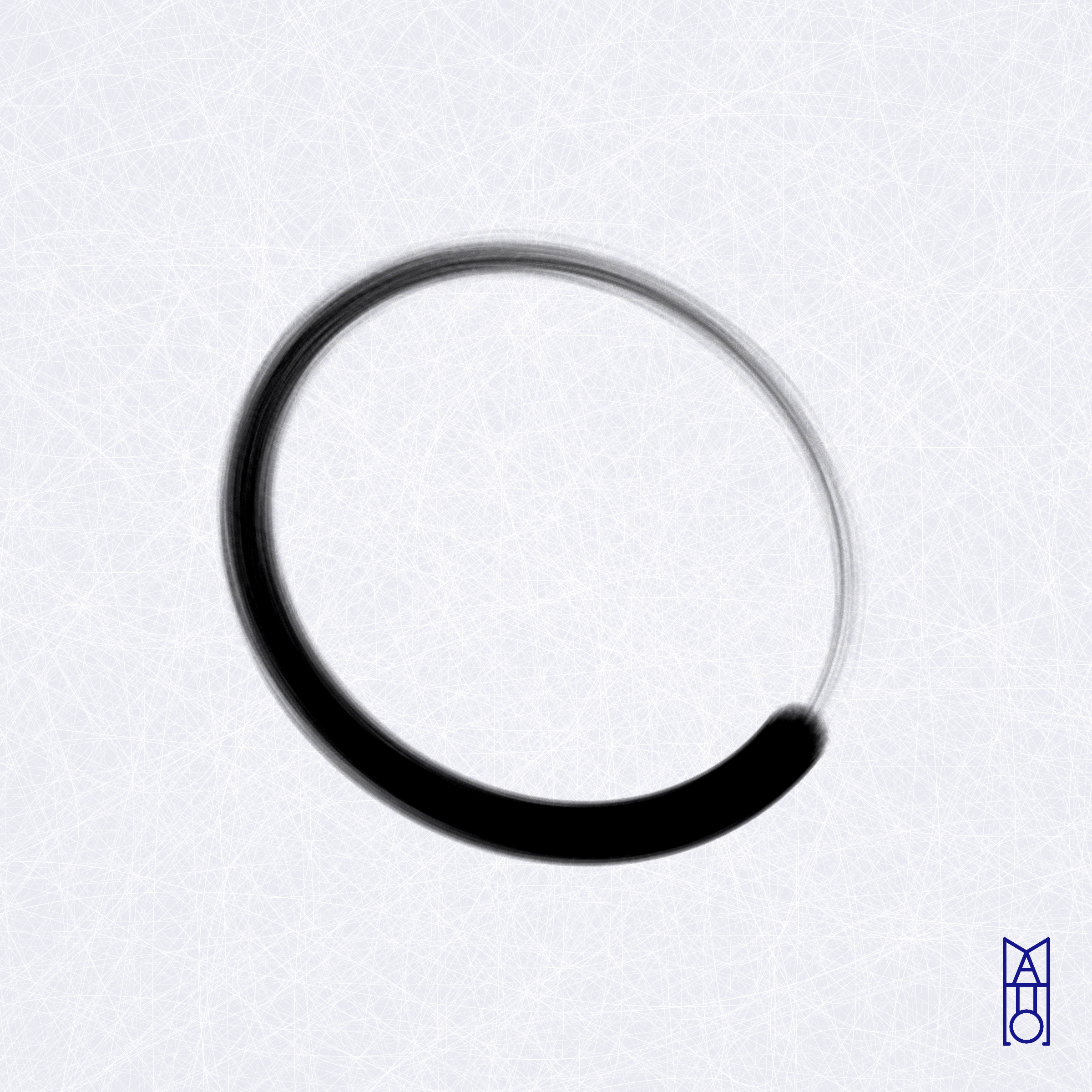 Art Blocks - Art Blocks v2 - Ensō #752 - NFT # 34000752