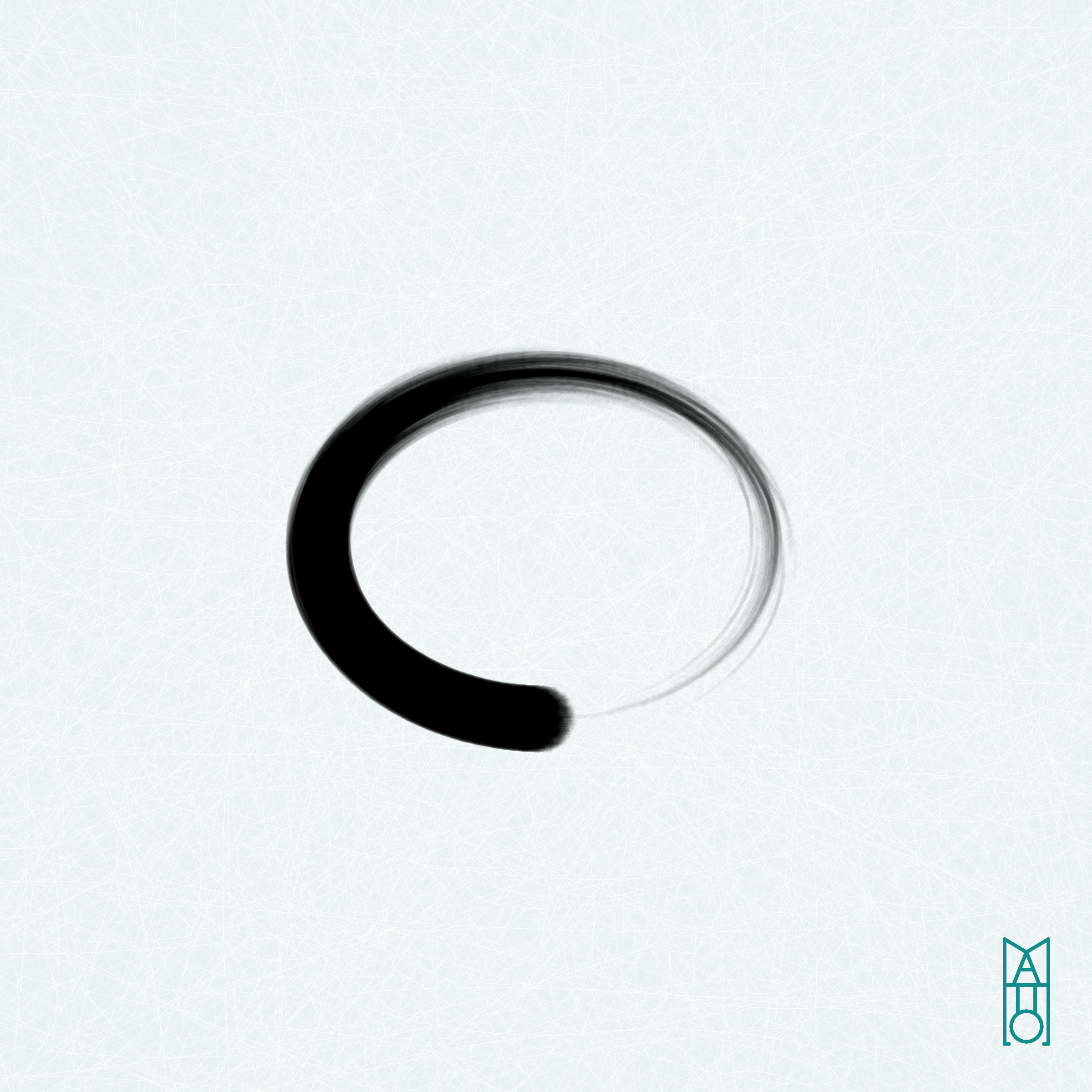 Art Blocks - Art Blocks v2 - Ensō #755 - NFT # 34000755